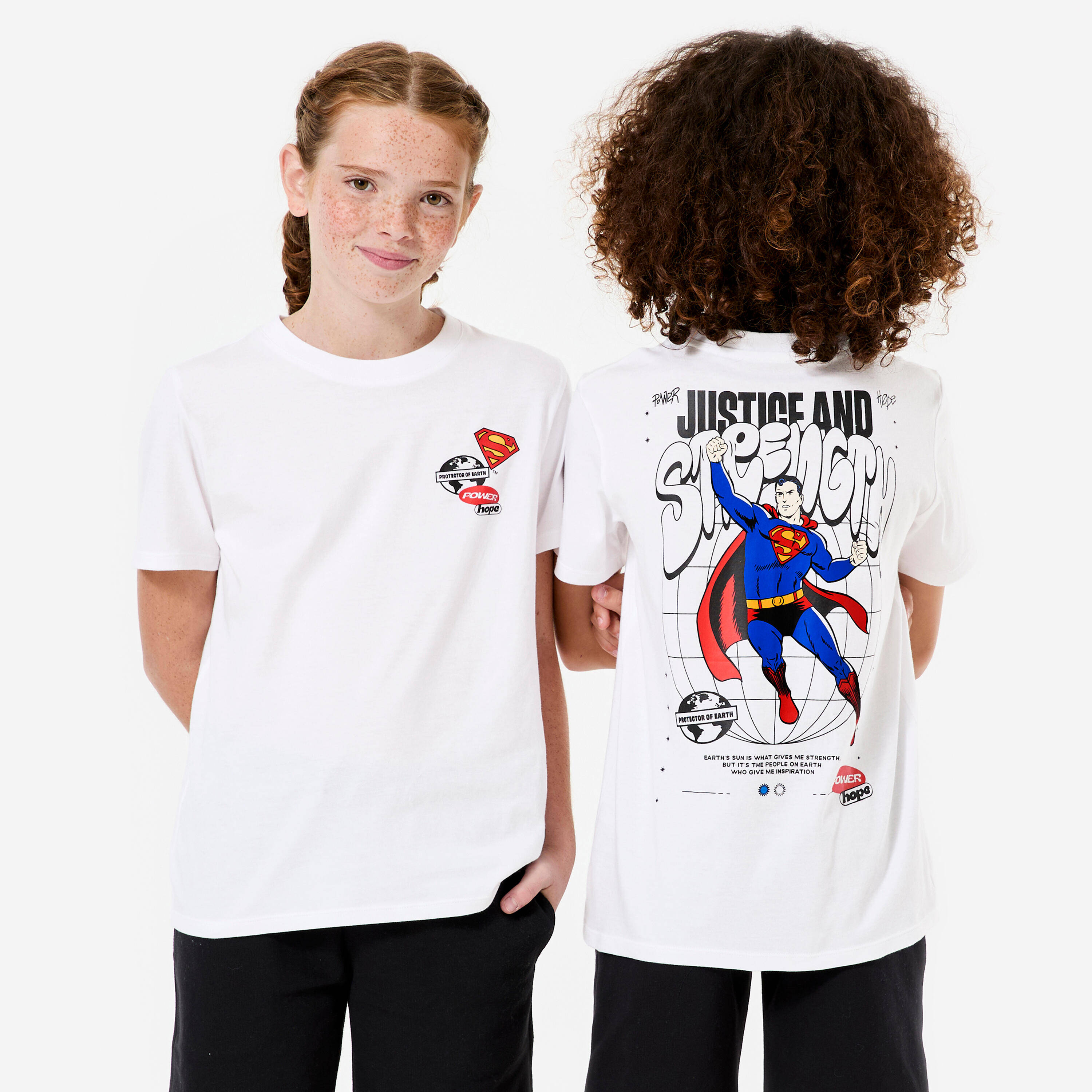 Kids' Superman T-Shirt - White -  1