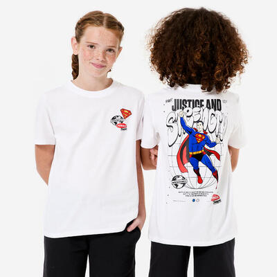 T-shirt superman voor kinderen wit