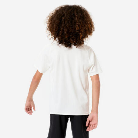 Футболка спортивна дитяча для дівчат/хлопців біла