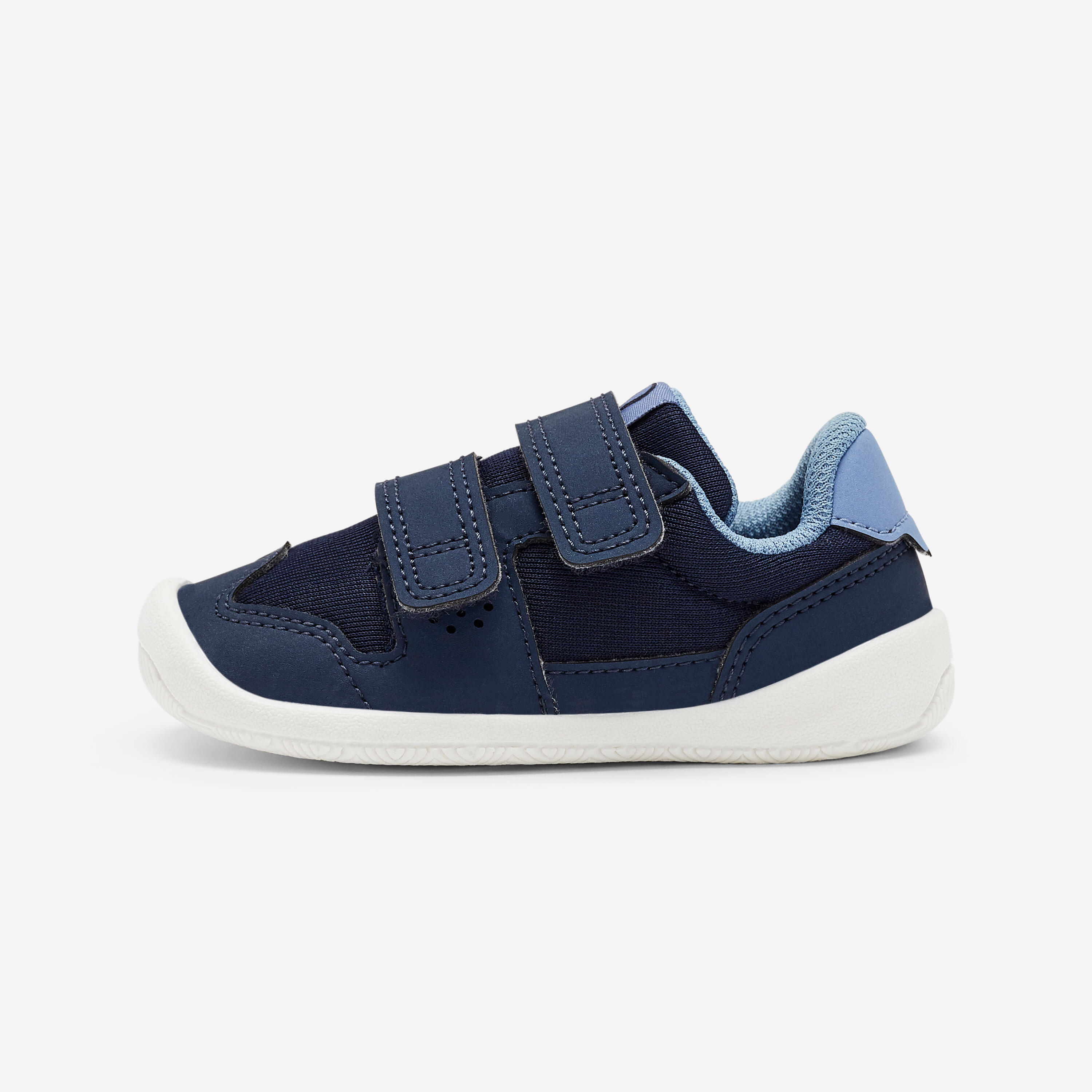 Baby lightweight barefoot shoes, Crawler First blue