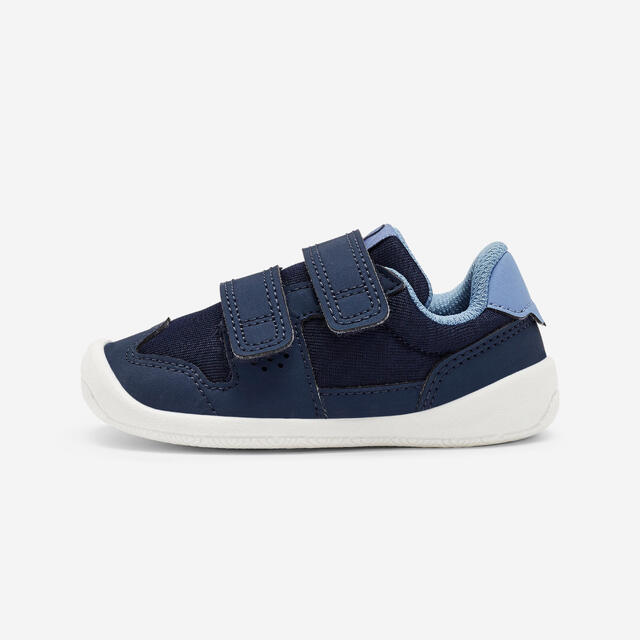 Scarpe primi passi bambino CRAWLER FIRST barefoot leggere azzurre dal 20 al 24