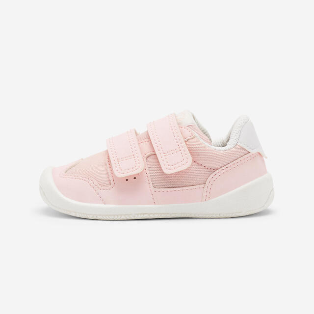 Chaussures Barefoot légères bébé, Crawler First rose