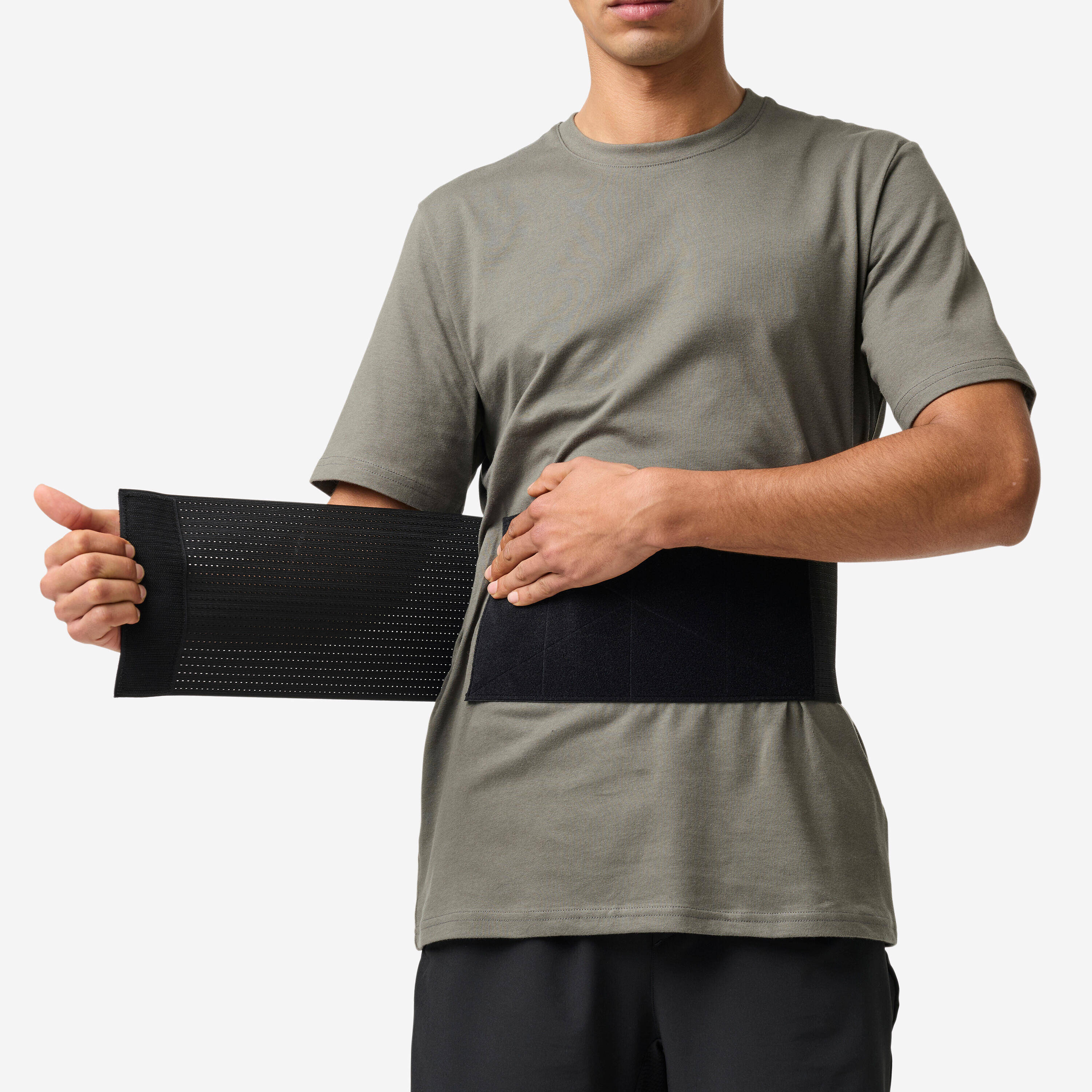 Adult Supportive Lumbar Brace P100 - Black -  4
