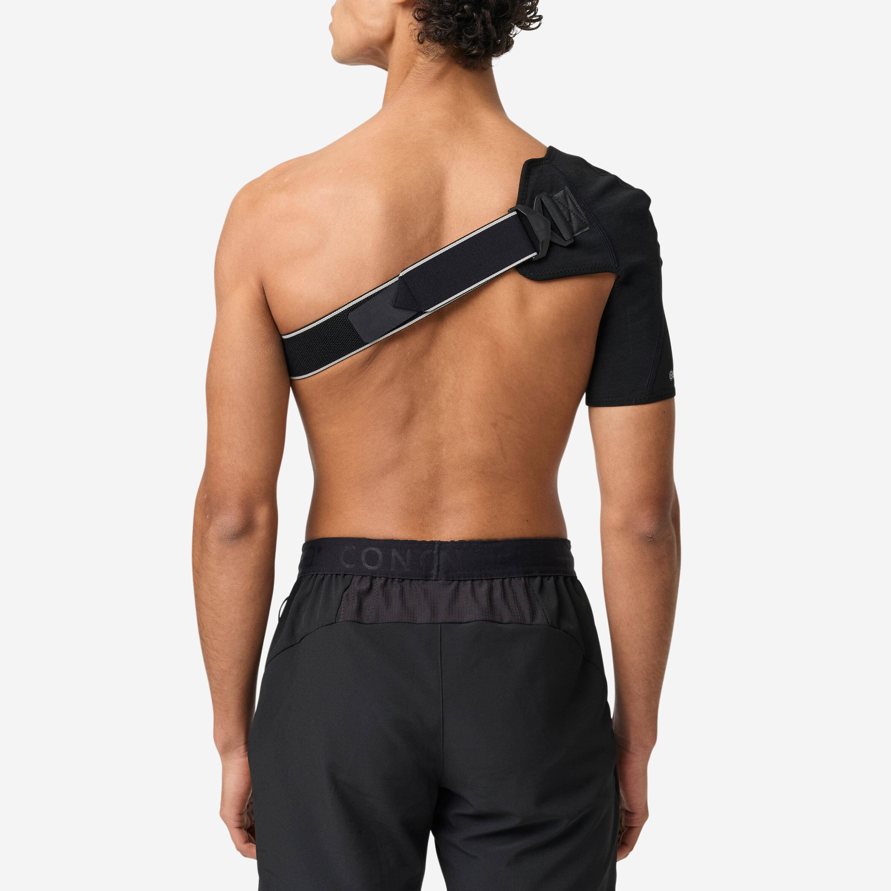 Right or Left Shoulder Pad with Tightening Strap - Smoked Black -  4