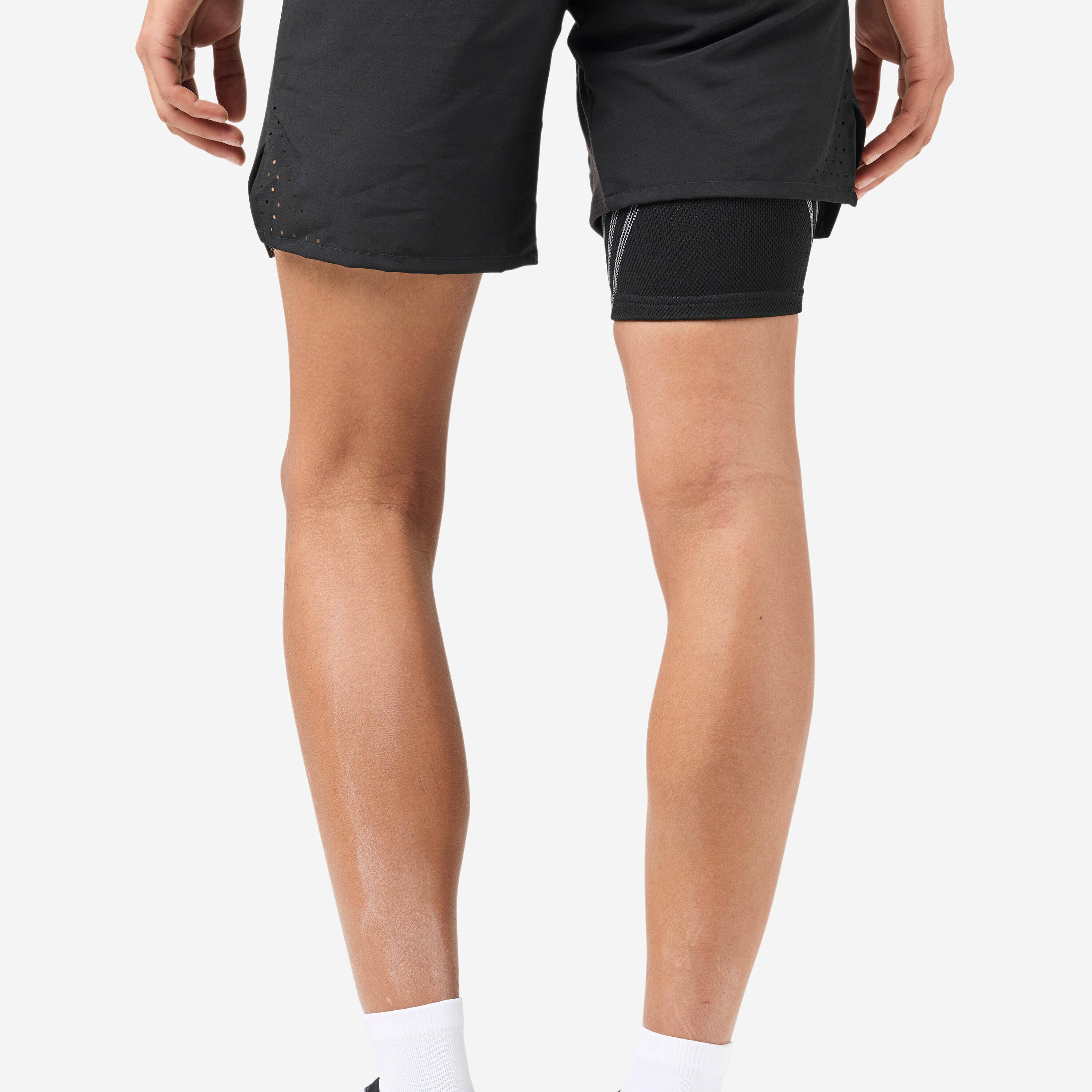 Right or left thigh Support - Smoked Black -  5