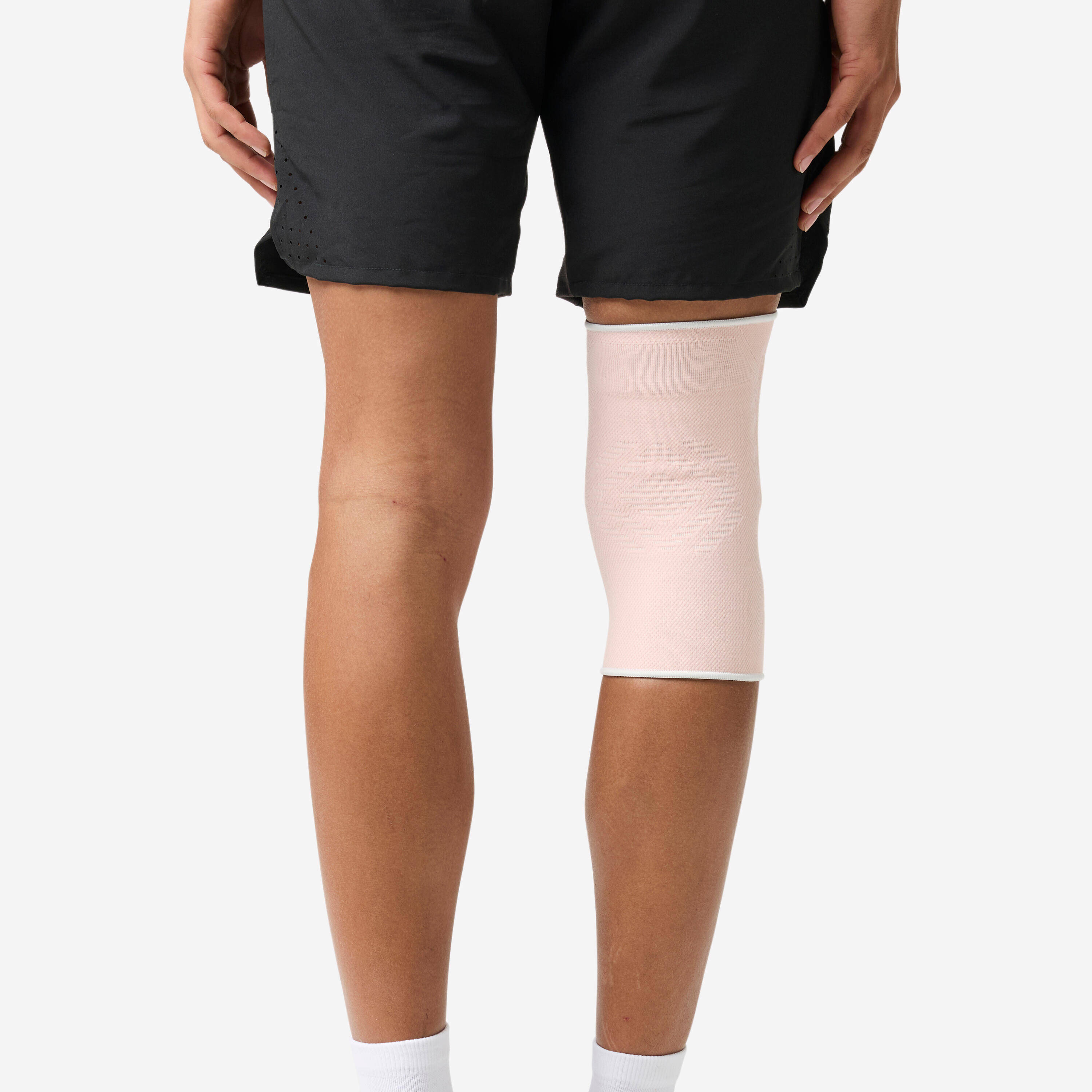 Knee Protector or Supporter Cap with Non Slip Tech, 120 - Black- Pearl Pink -  4