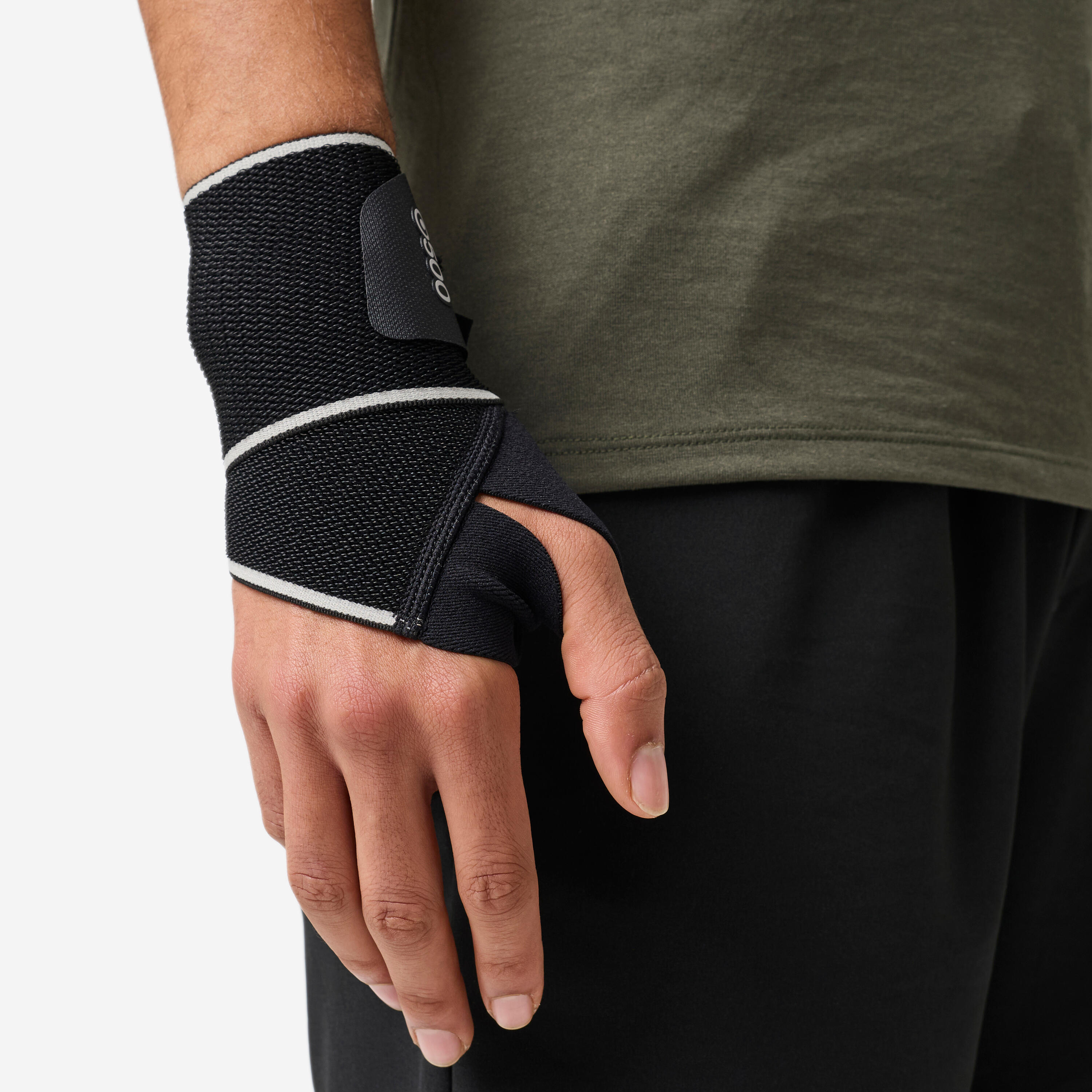 Level 3 right or left wrist support 500 - Smoked Black
