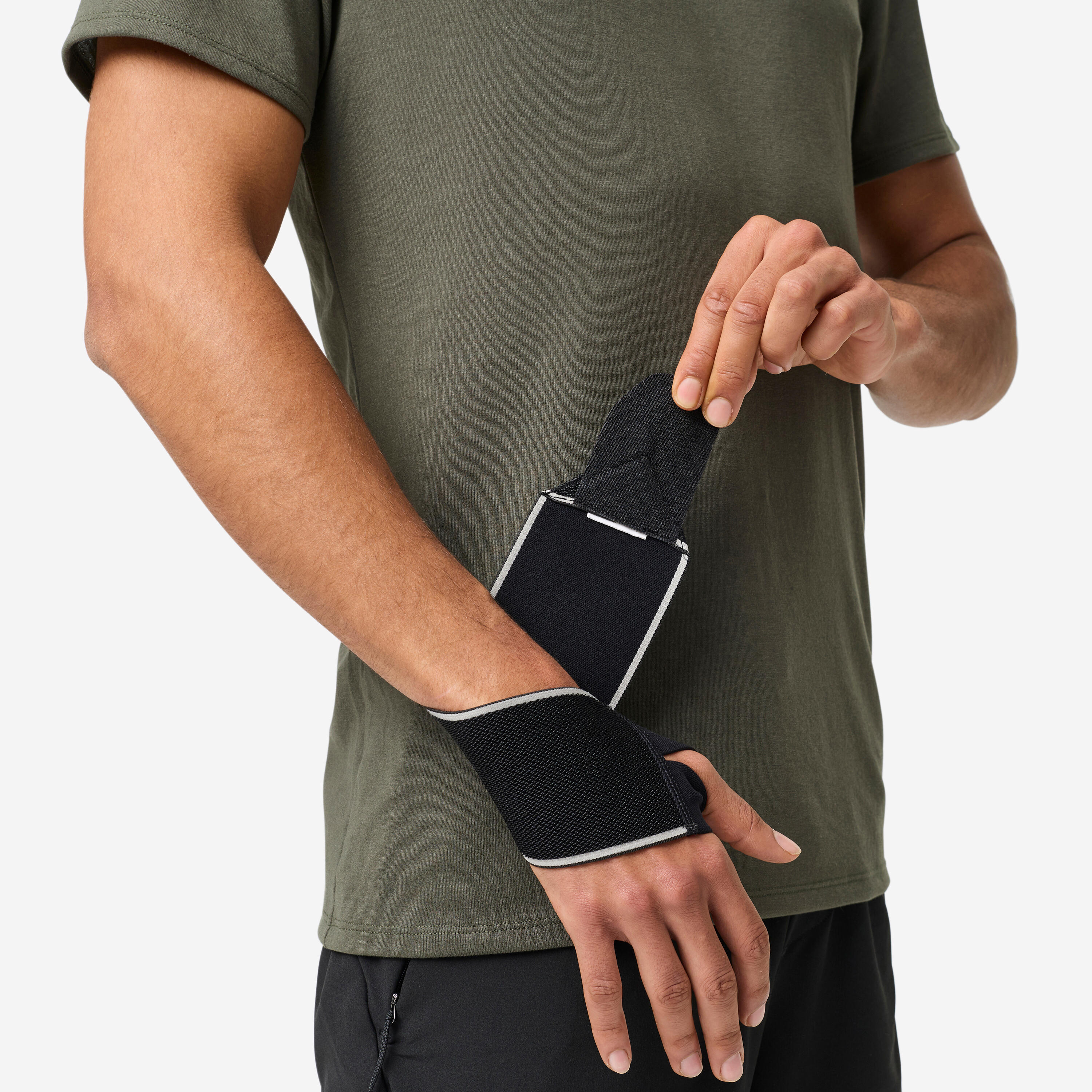 Level 3 right or left wrist support 500 - Smoked Black