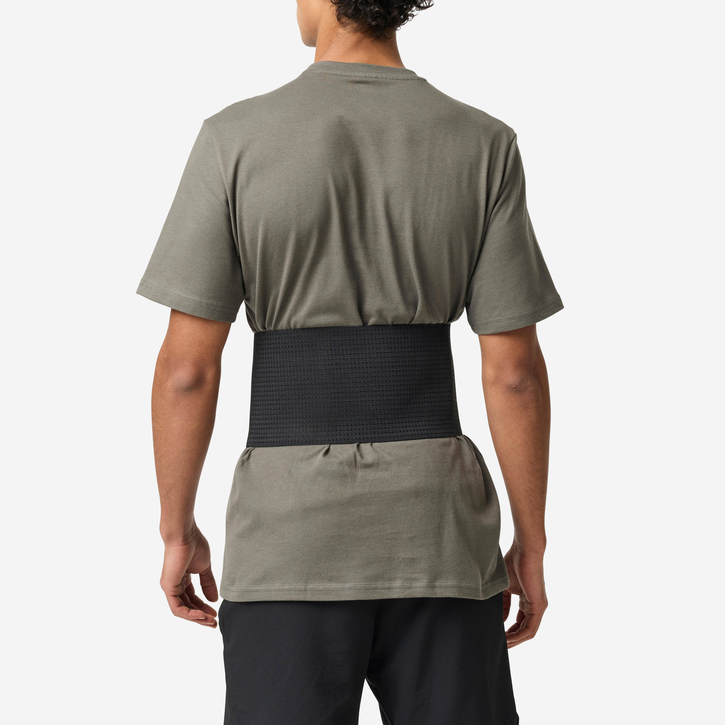 Adult Supportive Lumbar Brace P100 - Black -  3