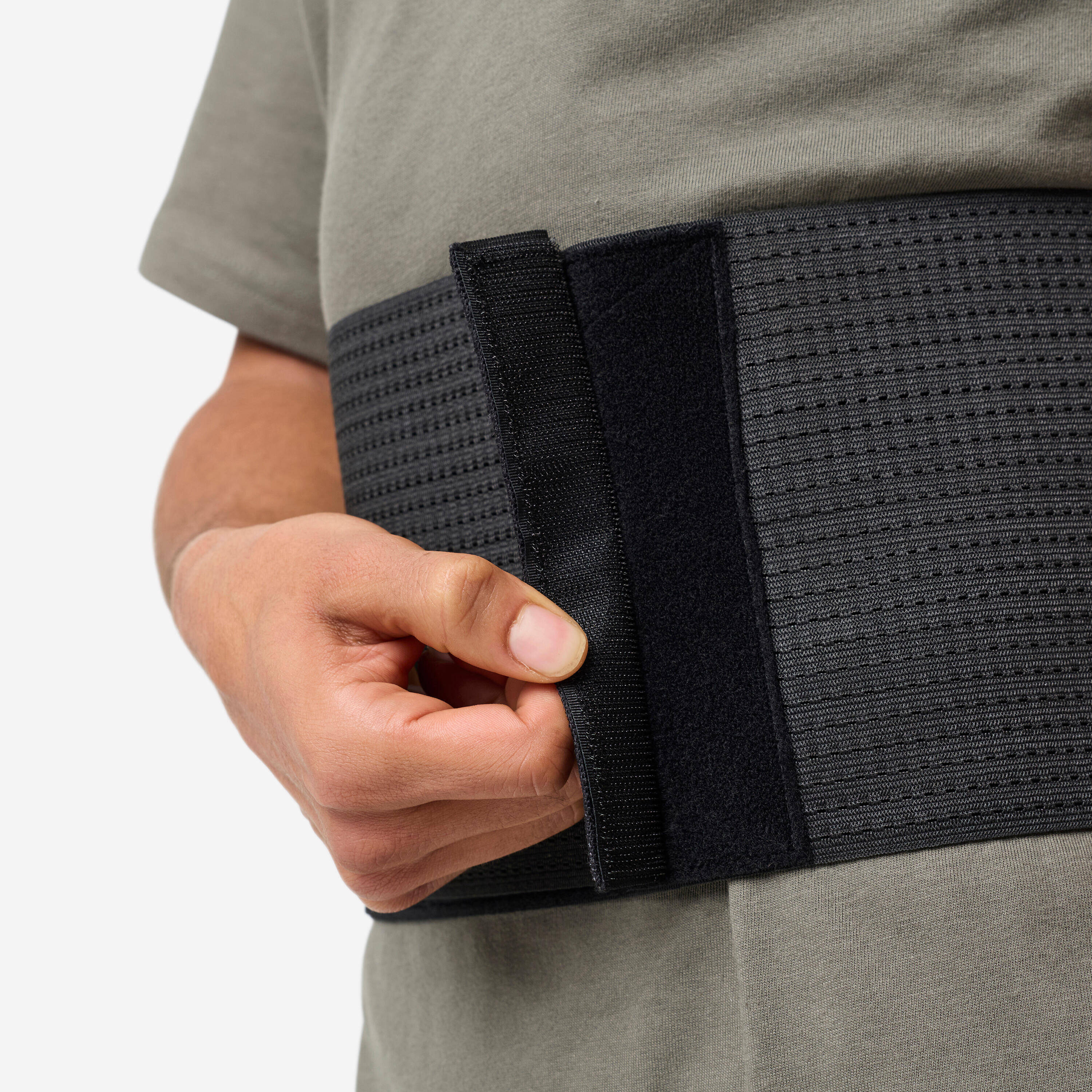 Adult Supportive Lumbar Brace P100 - Black -  5