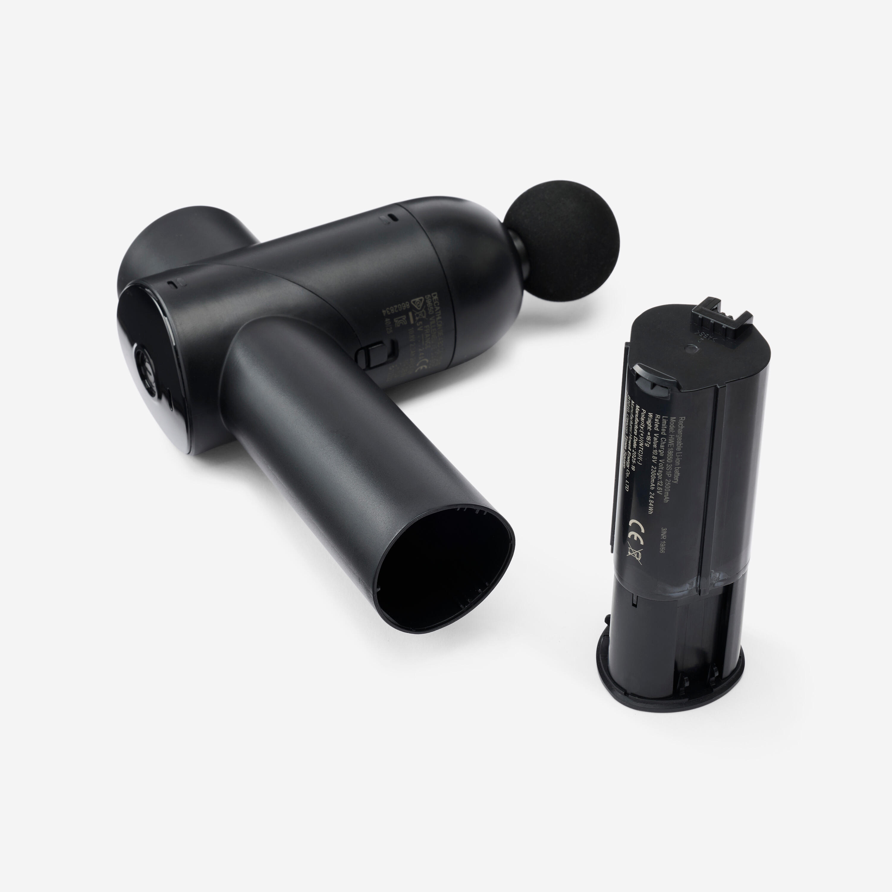 Pistolet de massage 4 embouts 8/24