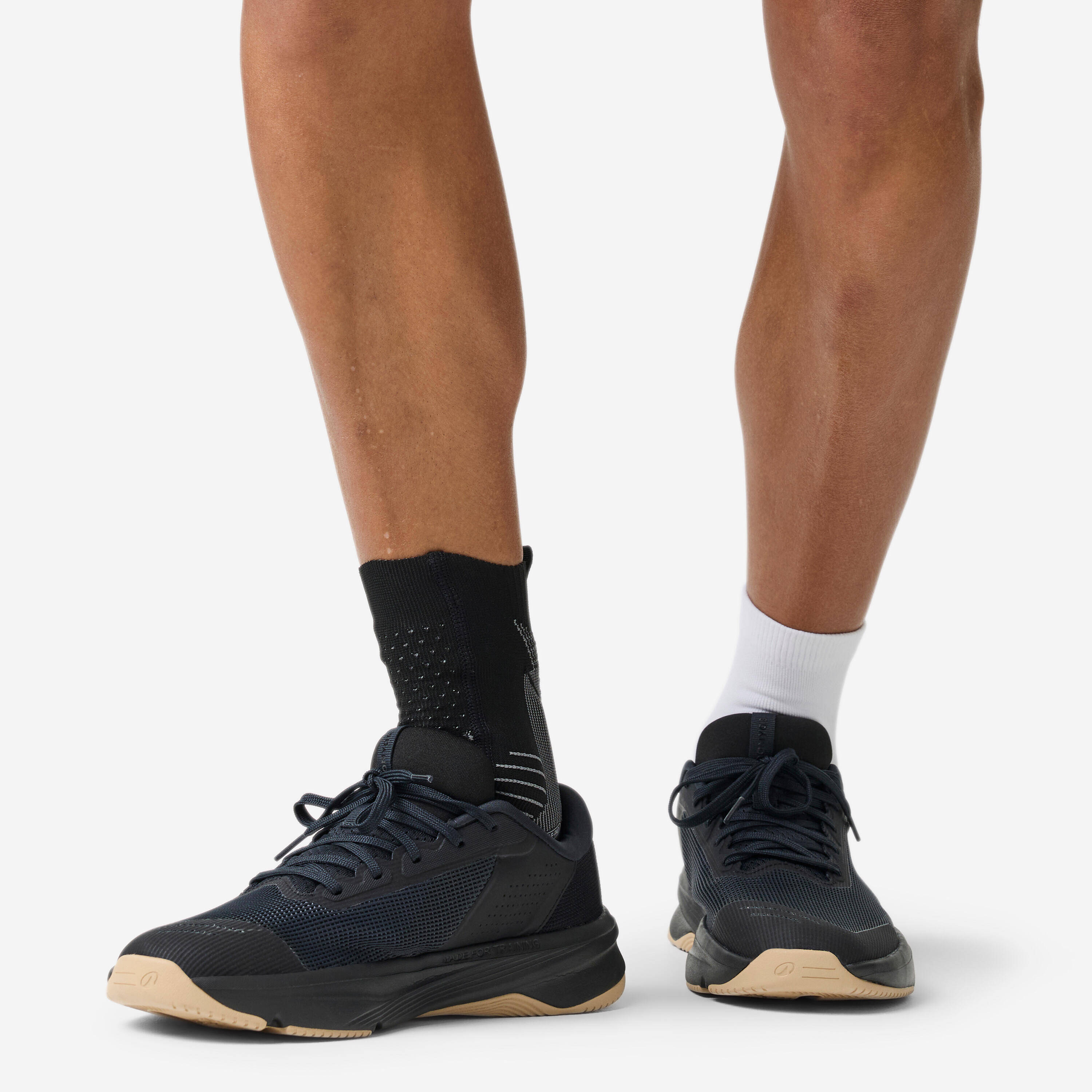 Level 1 right or left ankle support with foam pads - Smoked black -  5