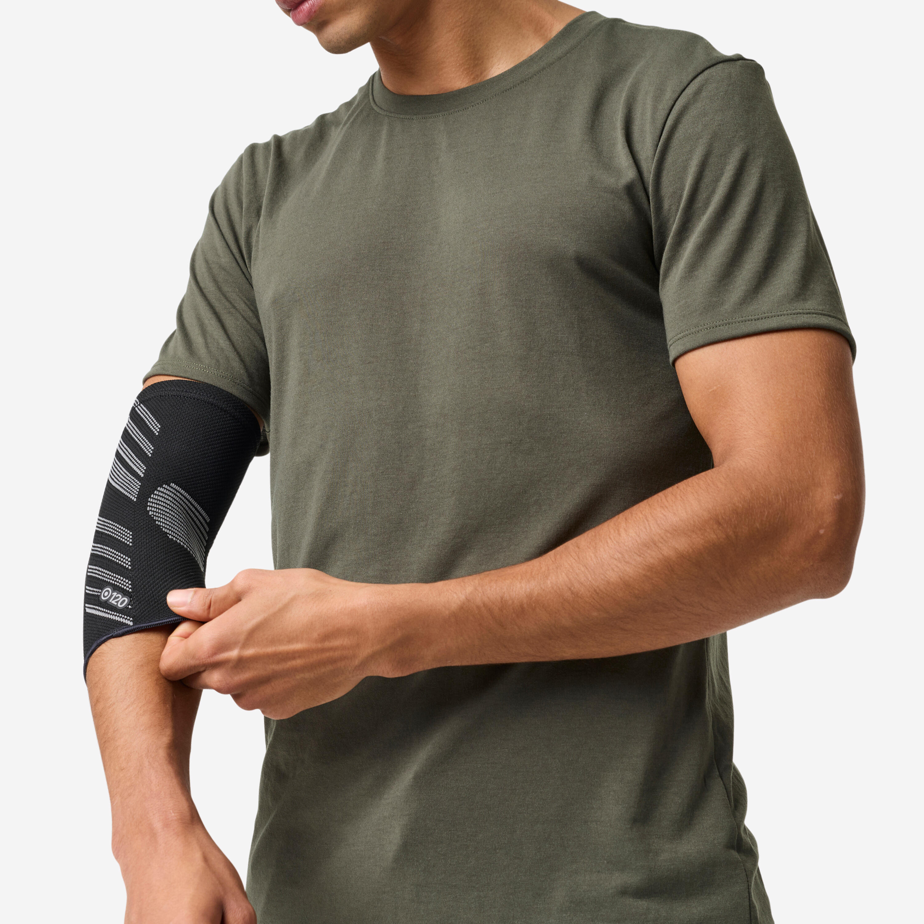 Seamless Right or Left Elbow Support 120 - Black