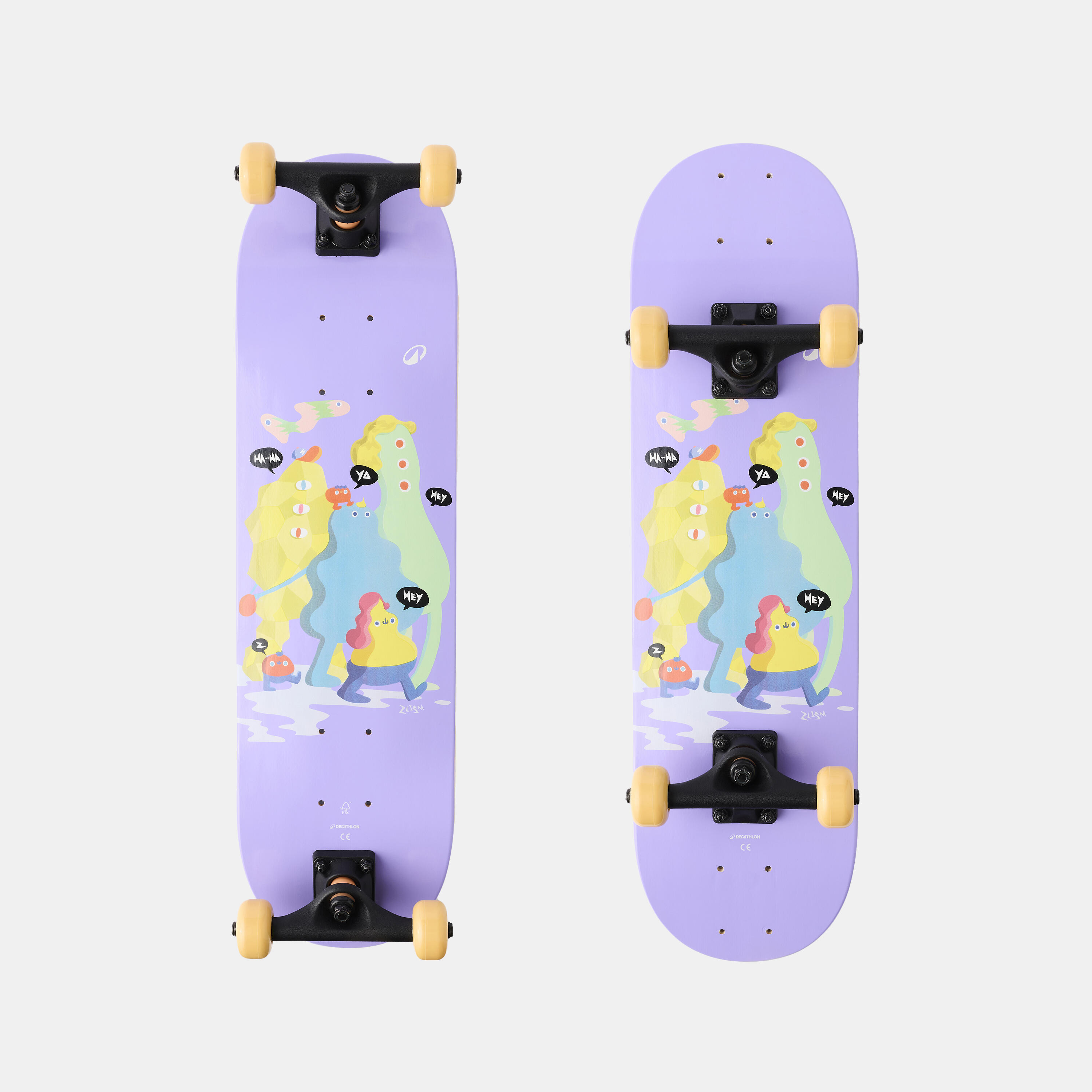 Planche à roulettes enfant, Play 120 Âge 3-7 ans Amis - DECATHLON