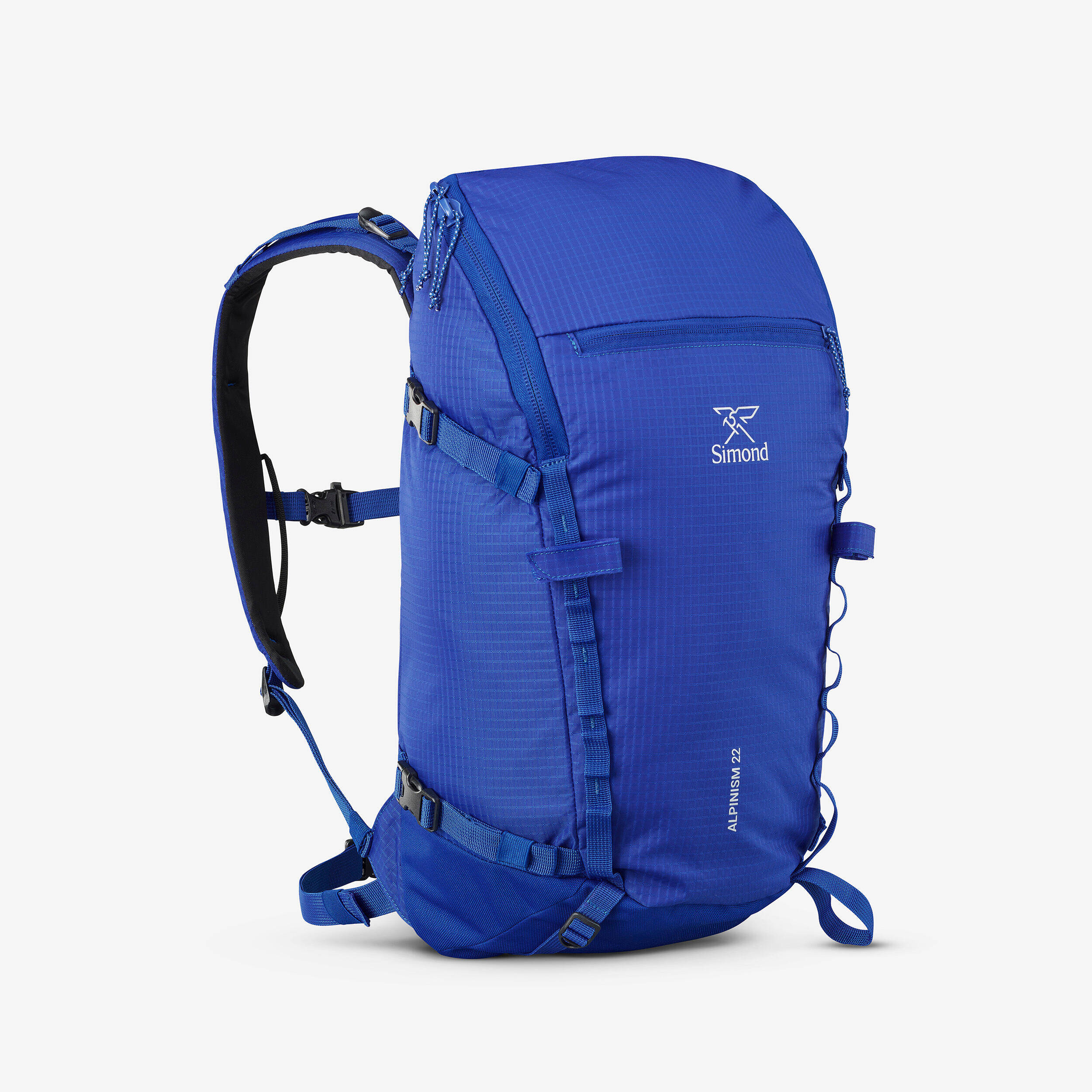 Versatile and modular mountaineering backpack, Alpinism 22 blue -  1