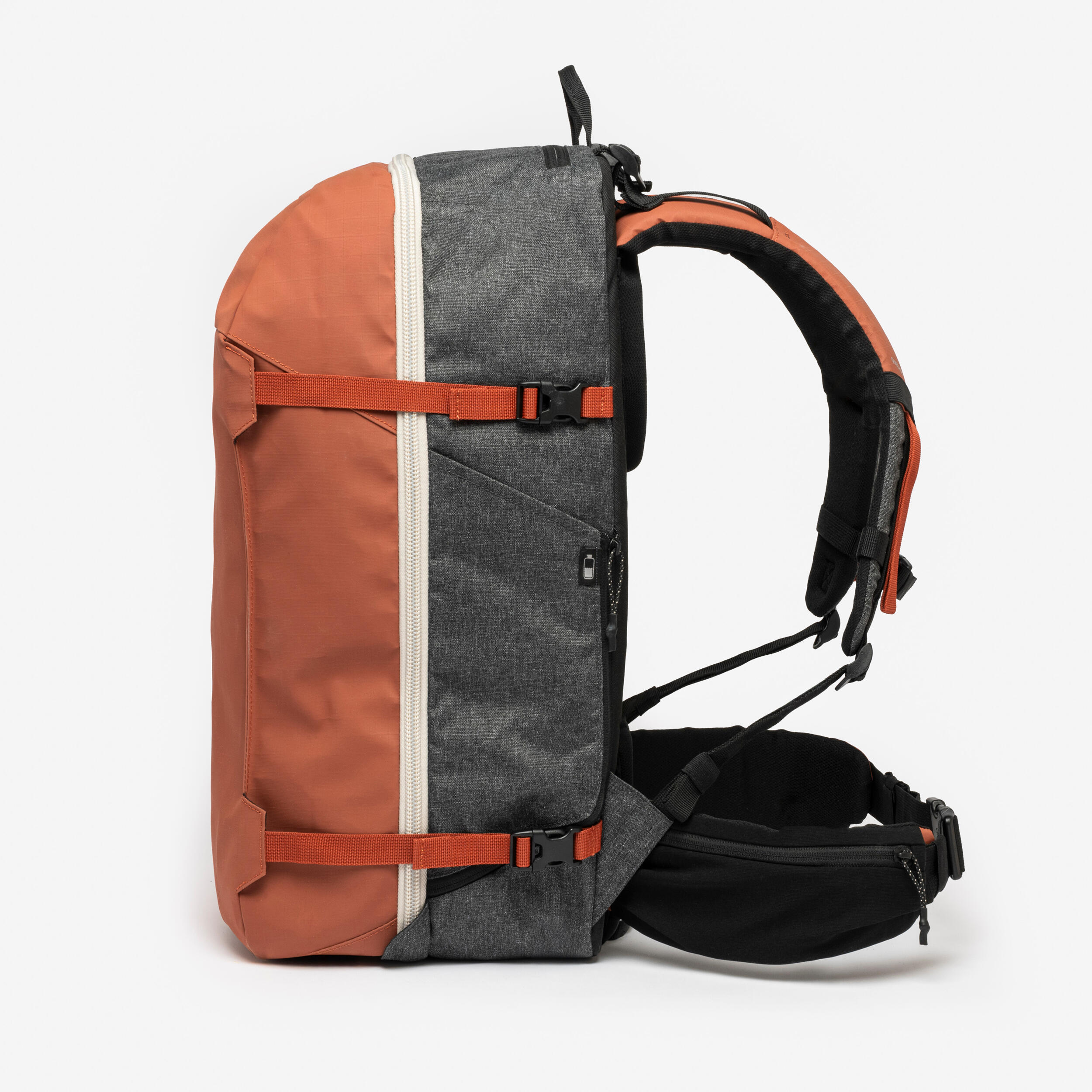 Sac à dos de voyage 40L, Travel 500 Organizer marron 4/12