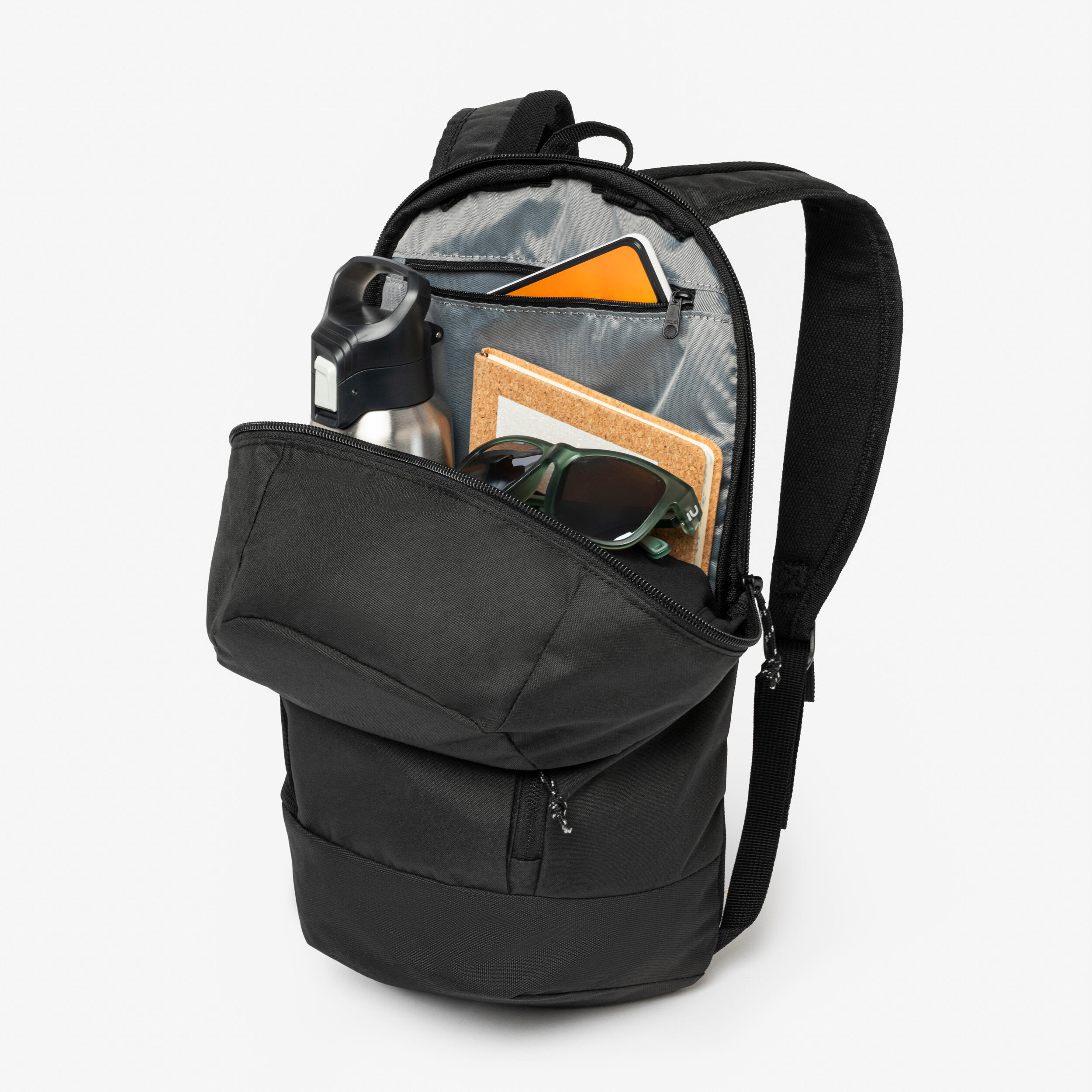 Sac à dos de randonnée 10L, Arpenaz 100 noir 4/9