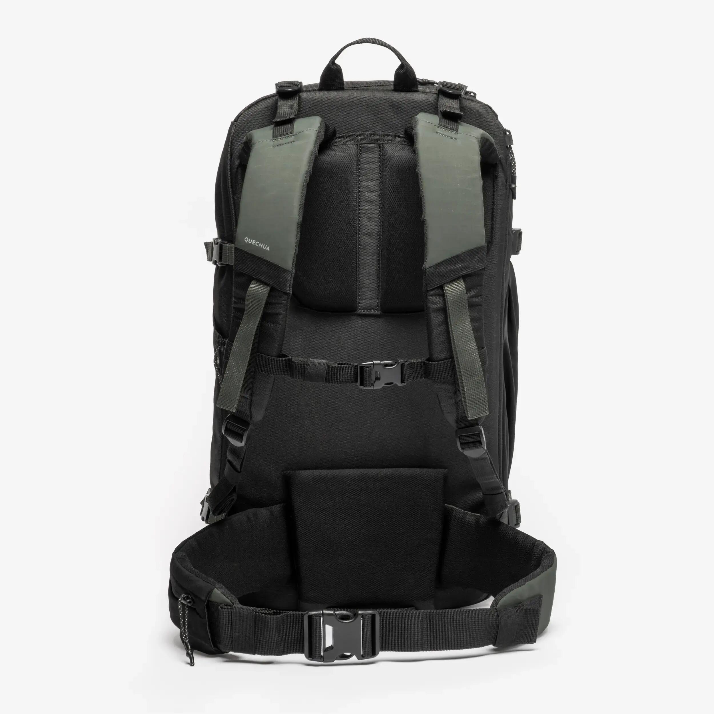 Travel Backpack 500 Organizer 40L Khaki -  5