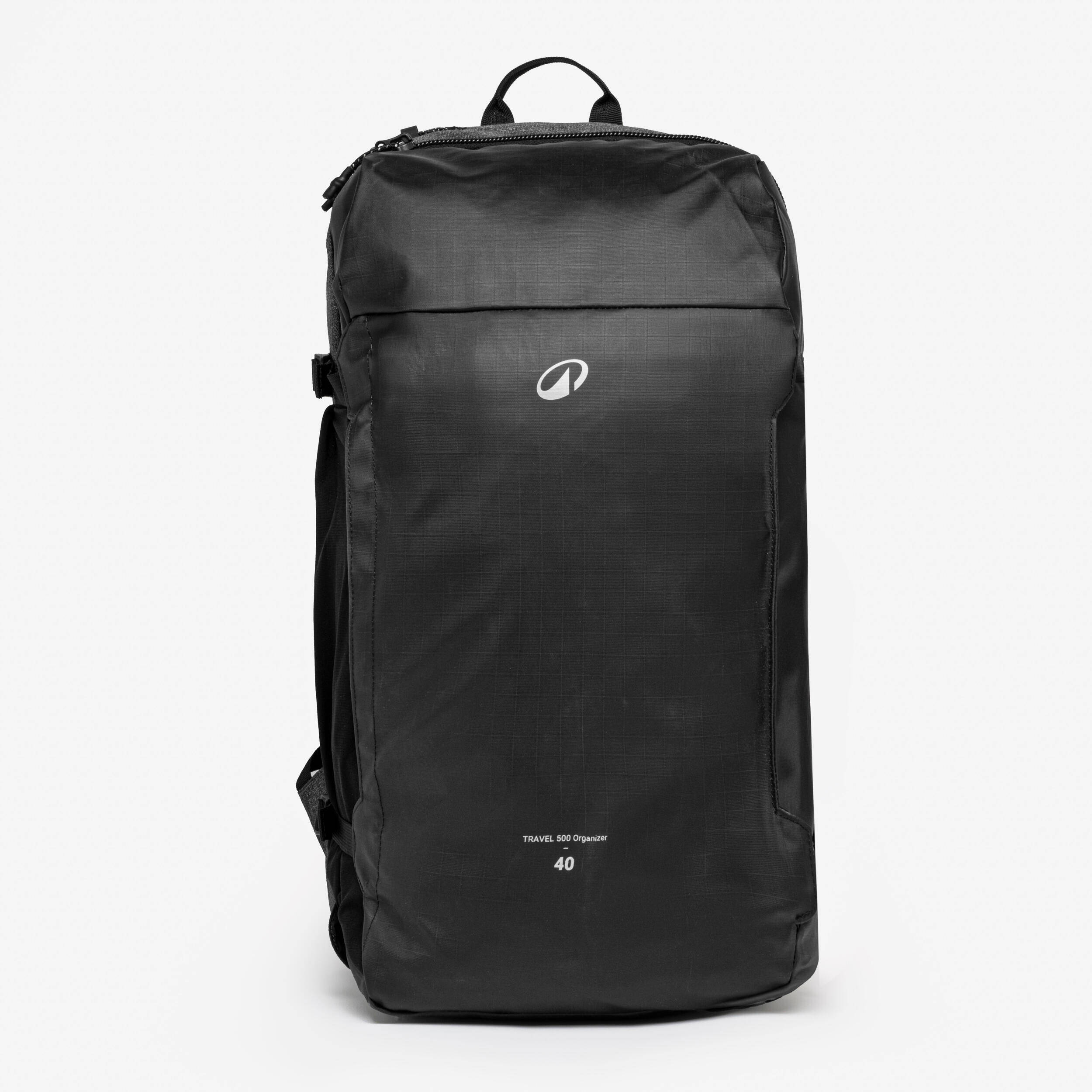 Travel Backpack 500 Oraganizer 40L Black -  5