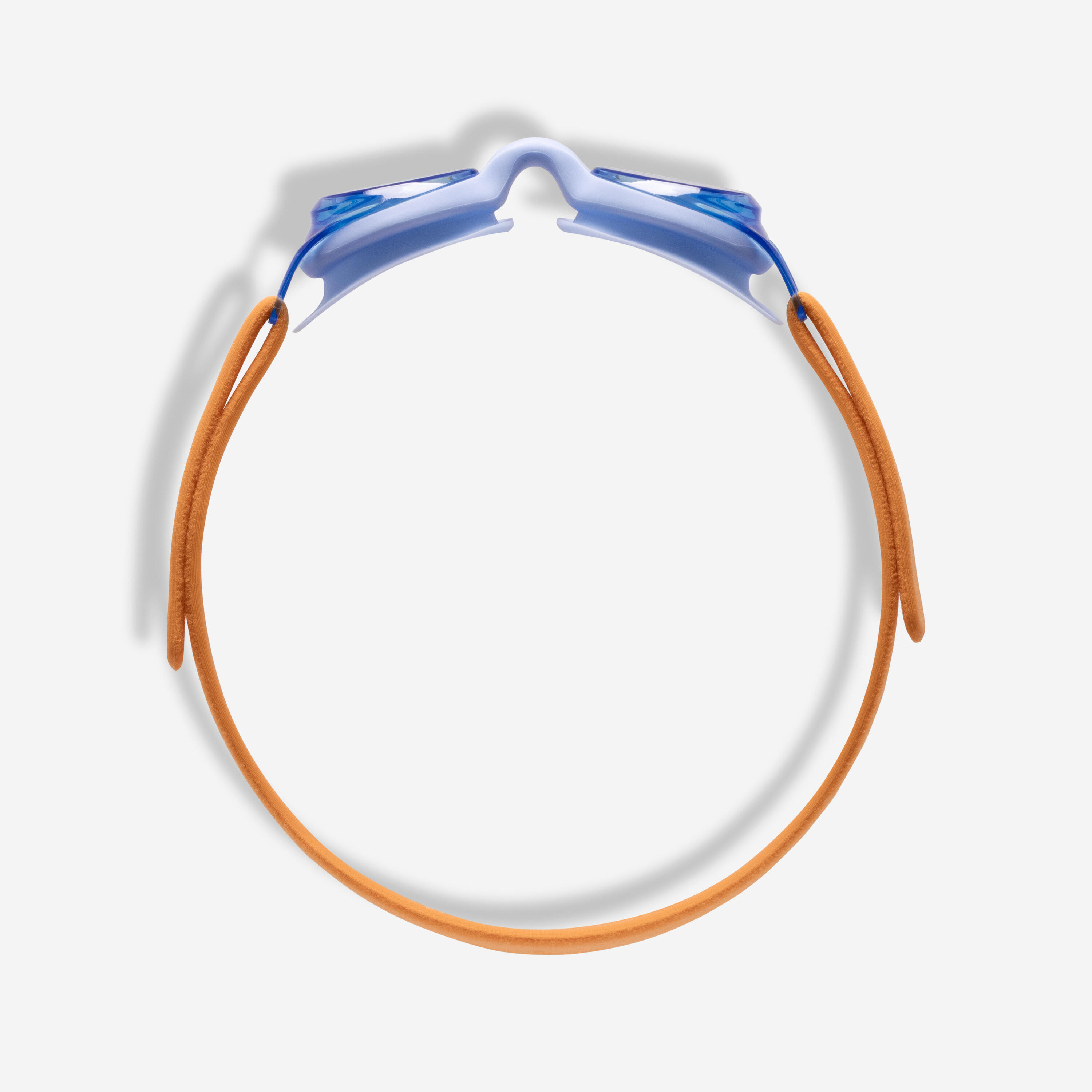 Lunettes de natation teintées bleu enfant, Kuwee 7/16