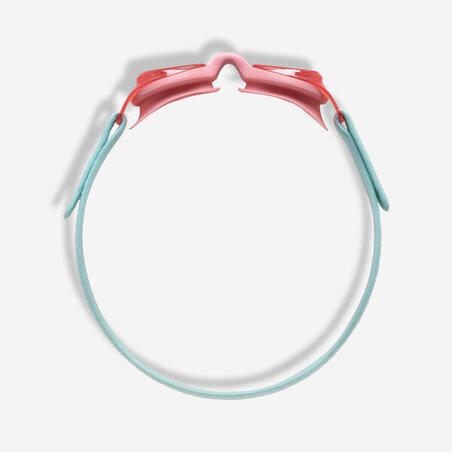 Окуляри для плавання Kuwee бірюзові/рожеві