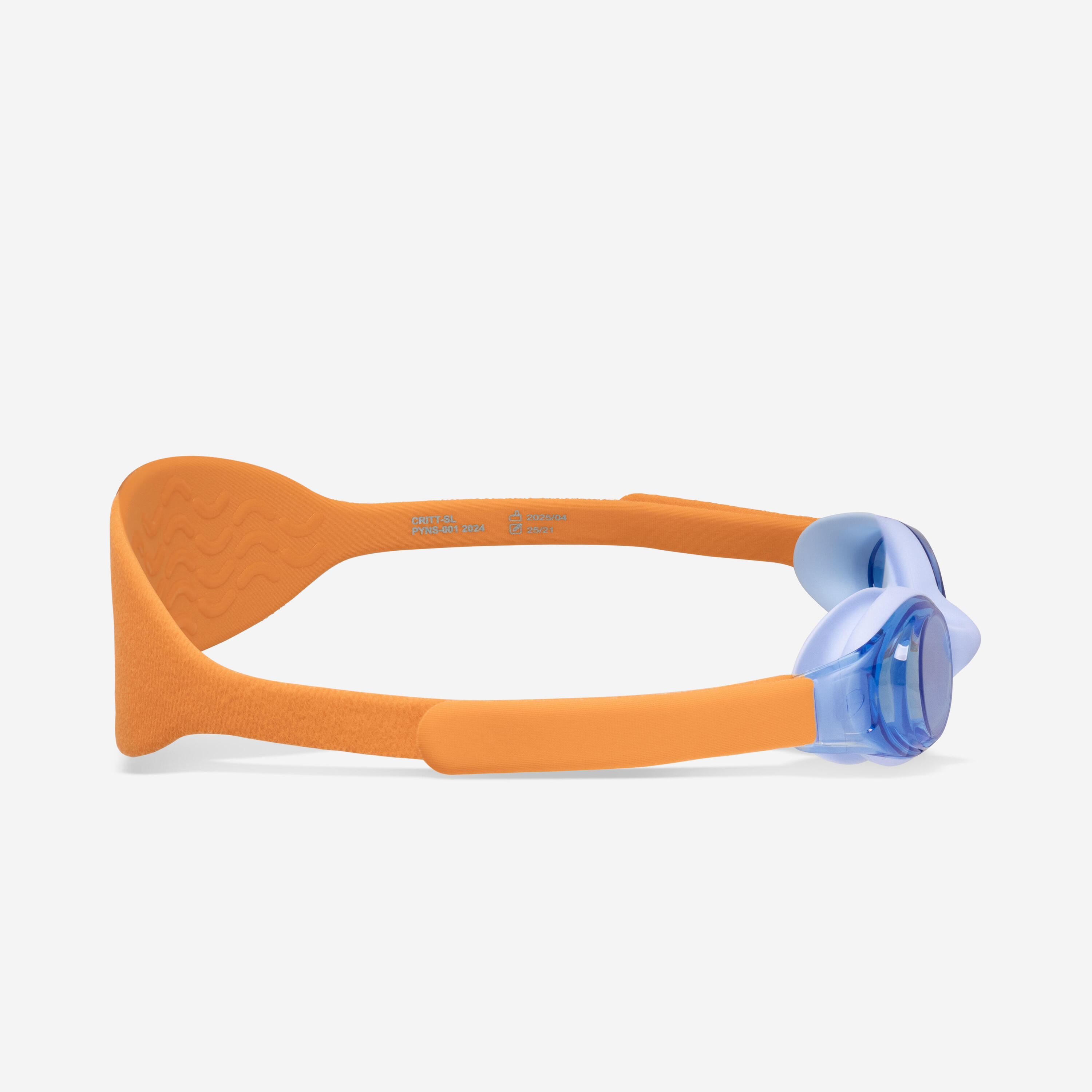 Lunettes de natation teintées bleu enfant, Kuwee 10/16