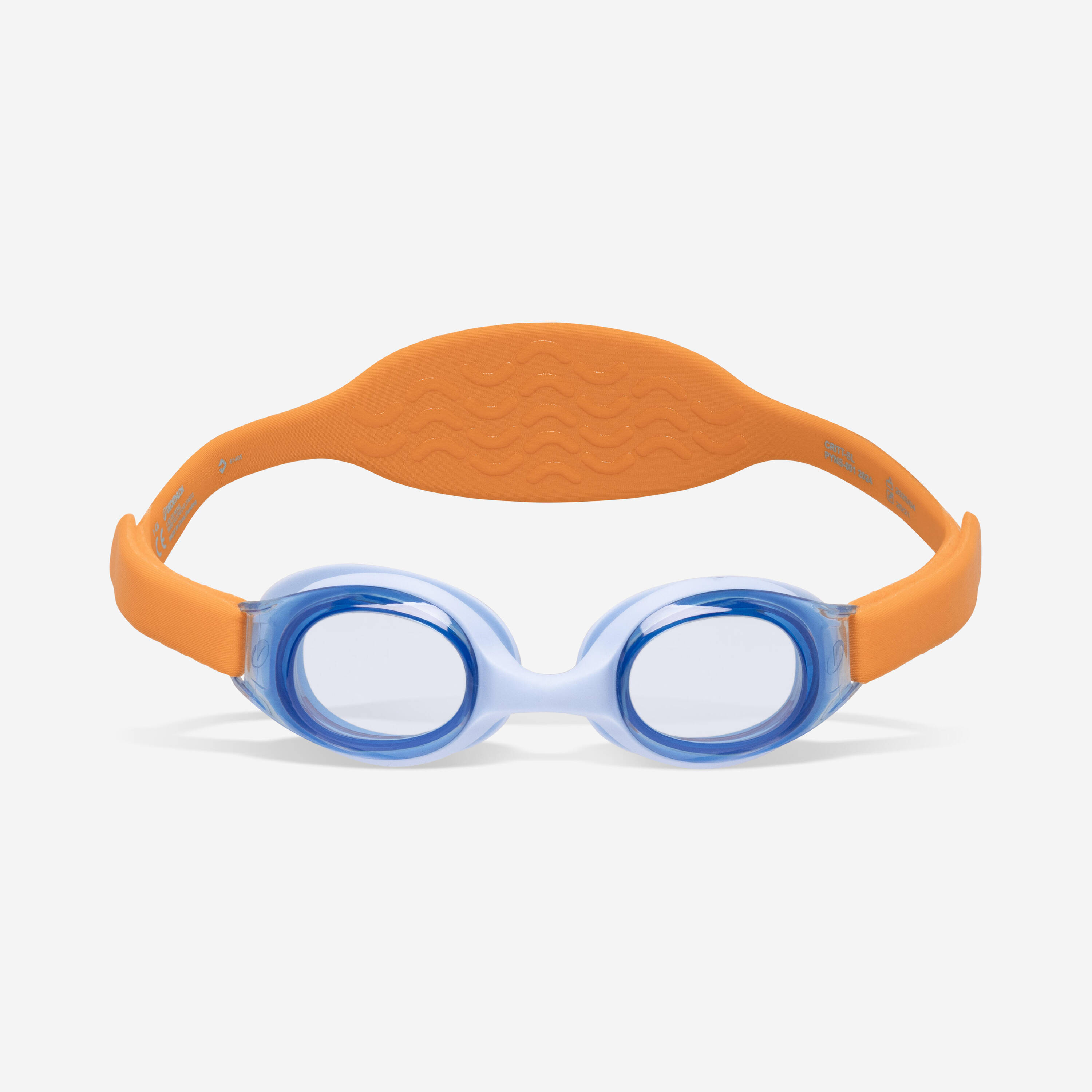 Swimming goggles, Kuwee yellow tinted blue -  4