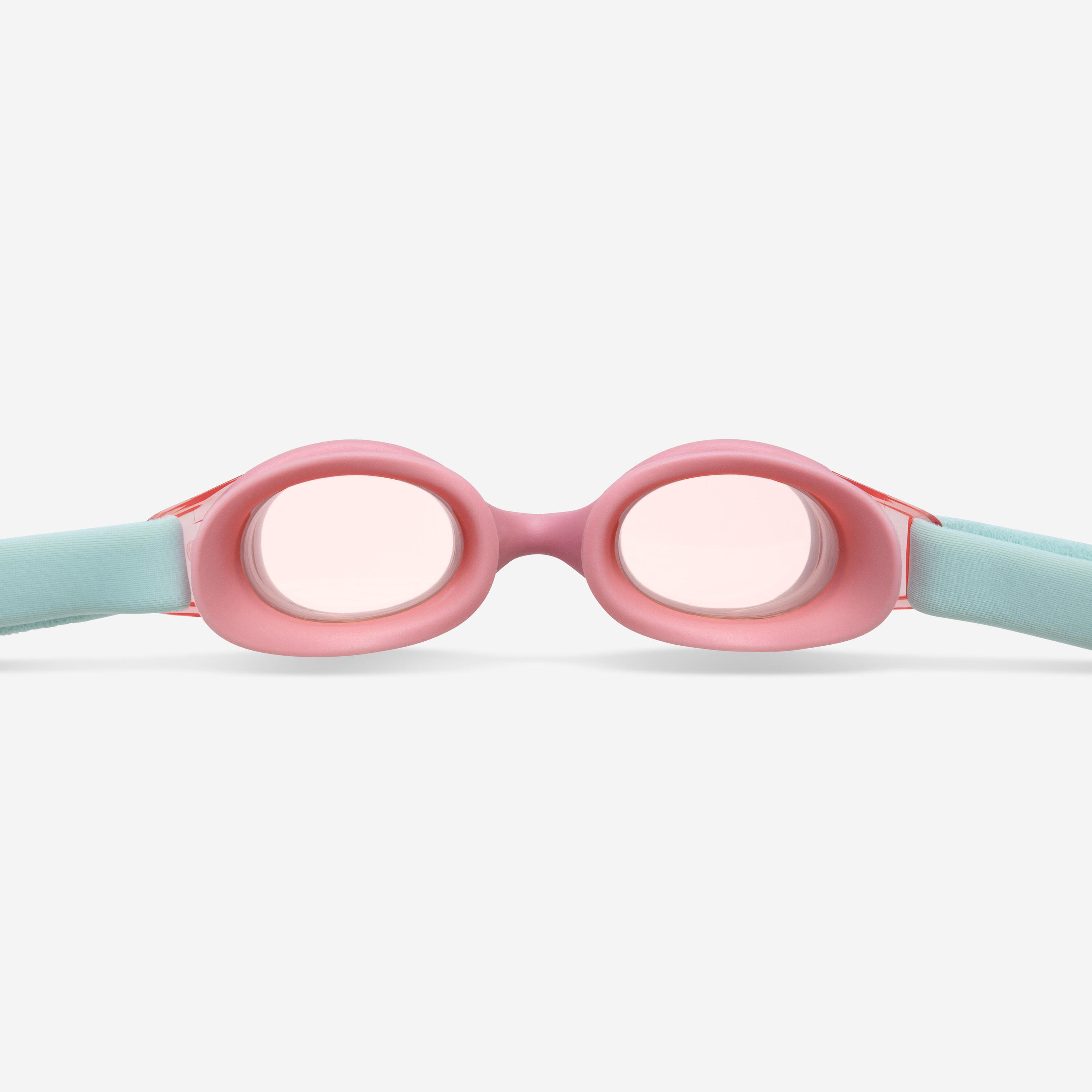 Lunettes de natation teintées rose enfant, Kuwee 8/14