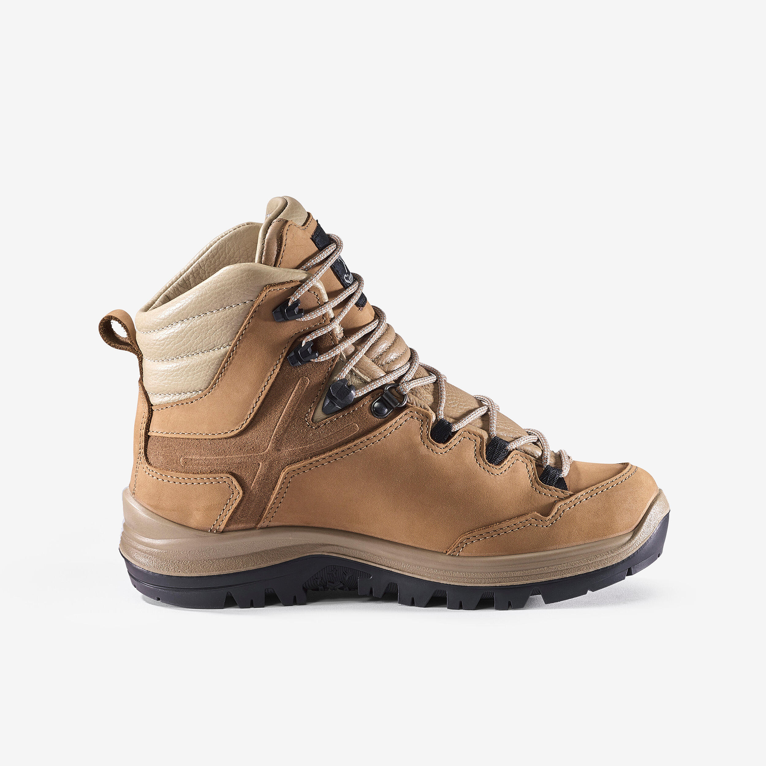 Botas montaña y trekking de piel impermeables suela Vibram Mujer Forclaz MT500 9/20