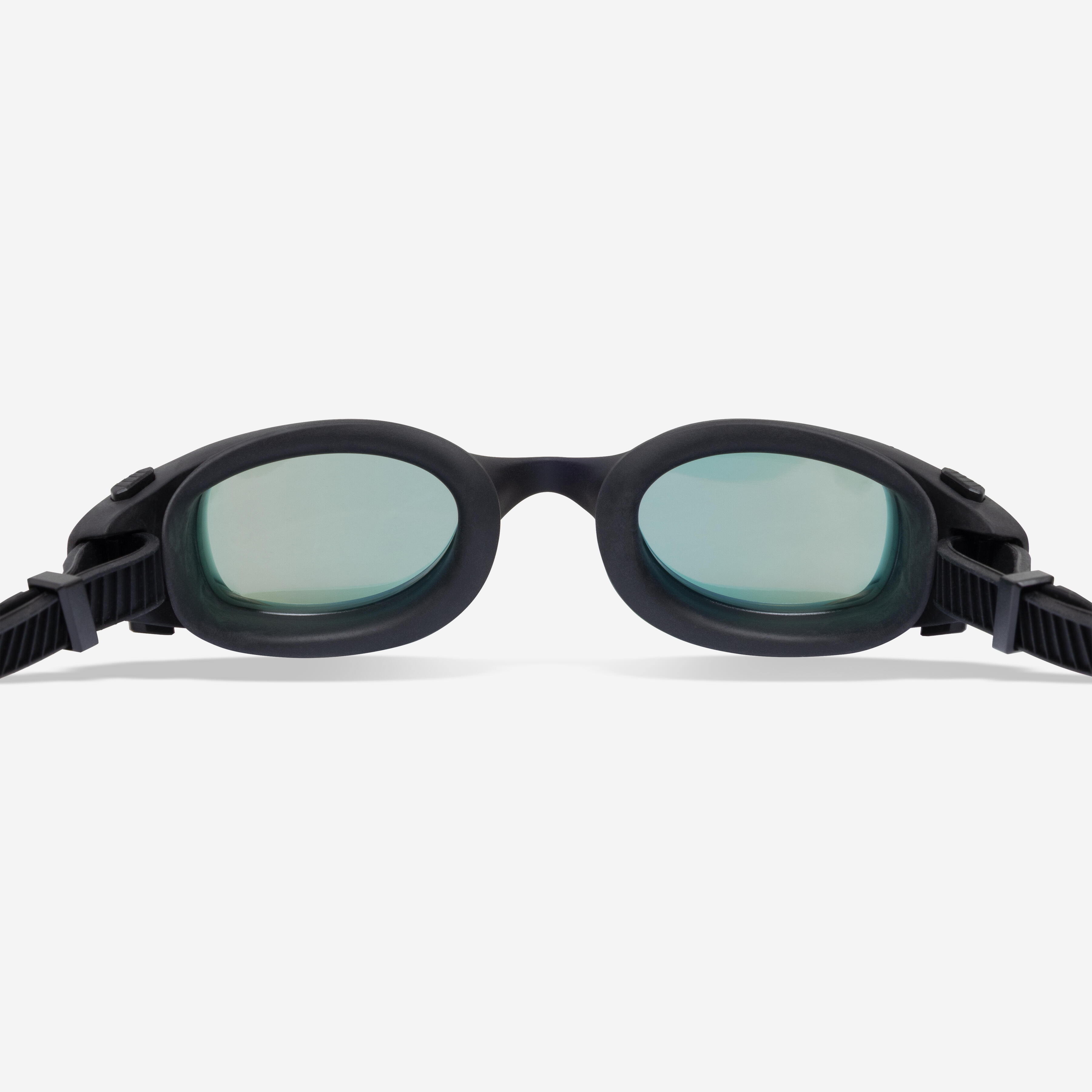 Swimming Goggles with Orange Mirrored Lenses, Spirit - DECATHLON