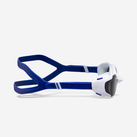 Окуляри для плавання Spirit з чорними лінзами білі/сині