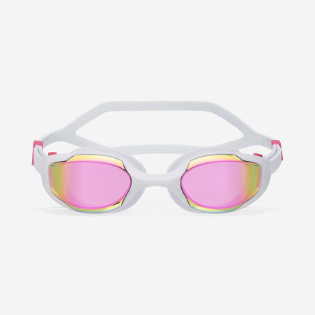 Окуляри для плавання Spirit з дзеркальними лінзами білі