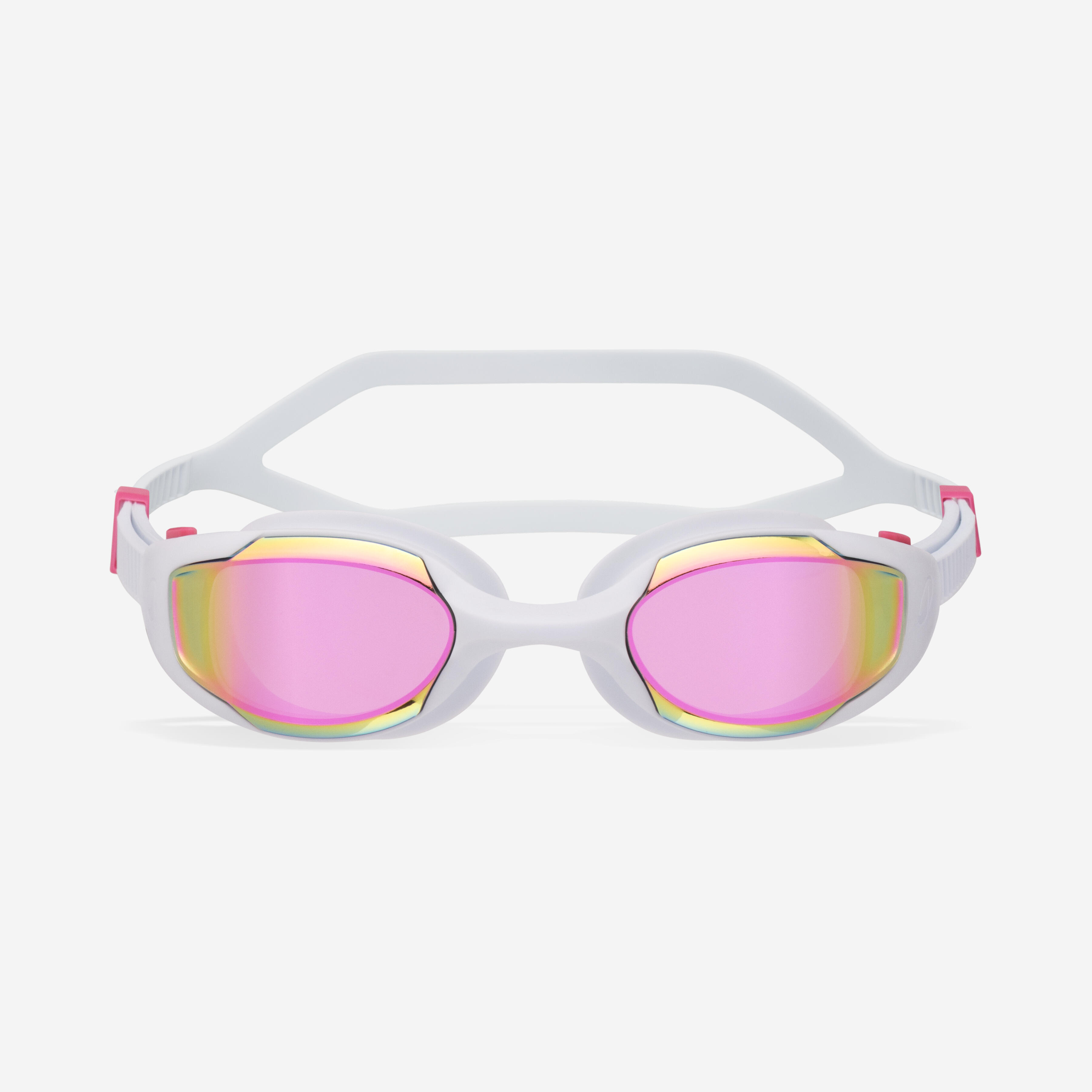 Lunettes de natation à verres miroir roses, Spirit - DECATHLON