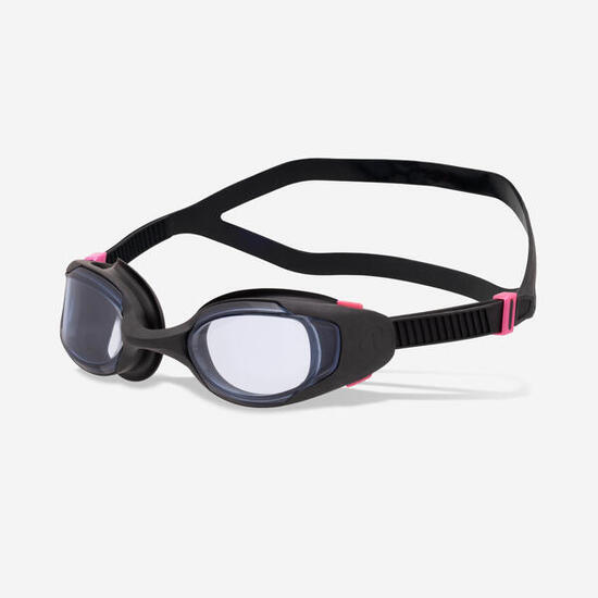 Lunettes de natation, Spirit noir teinté rose - Nouvel anti-buée