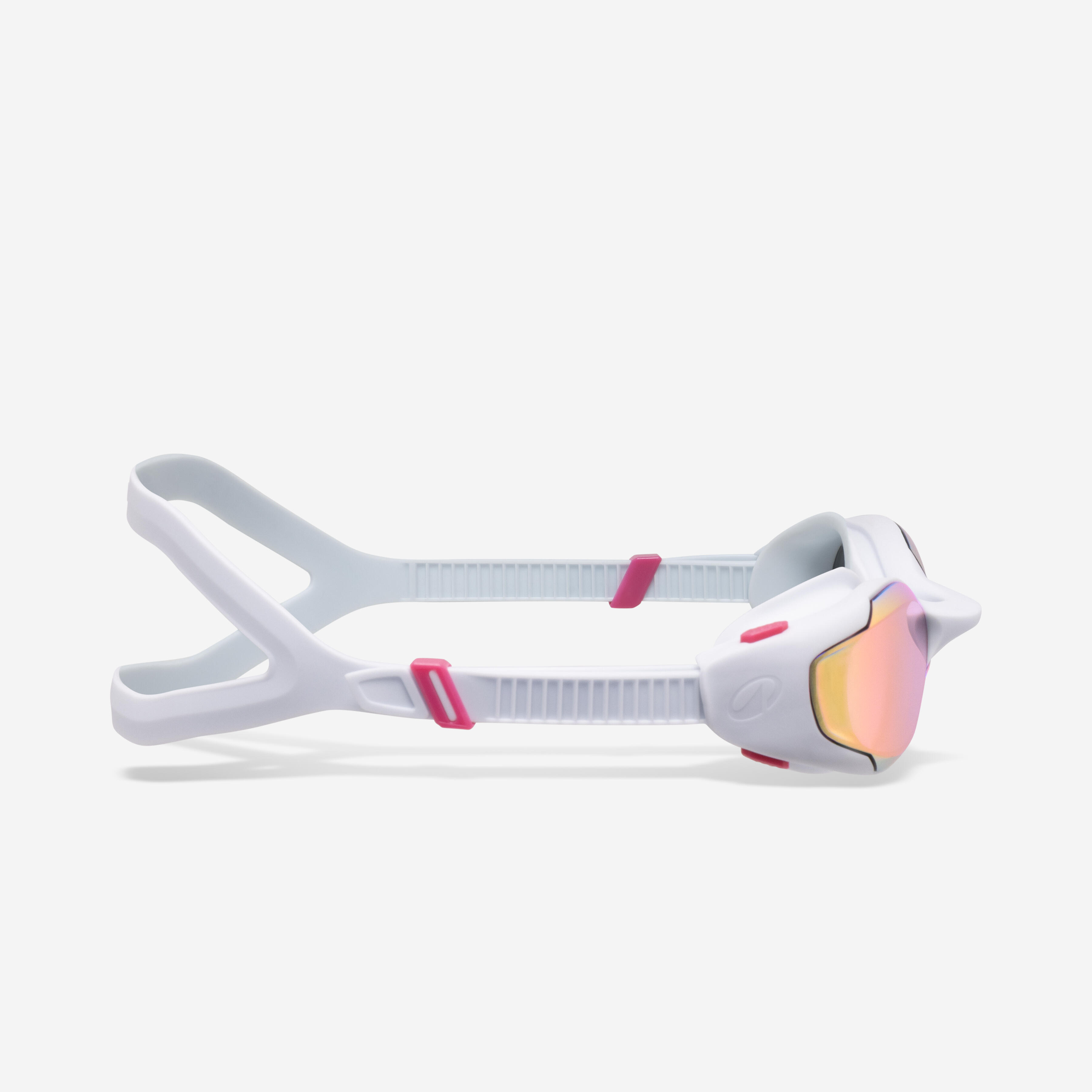 Lunettes de natation à verres miroir roses, Spirit - DECATHLON