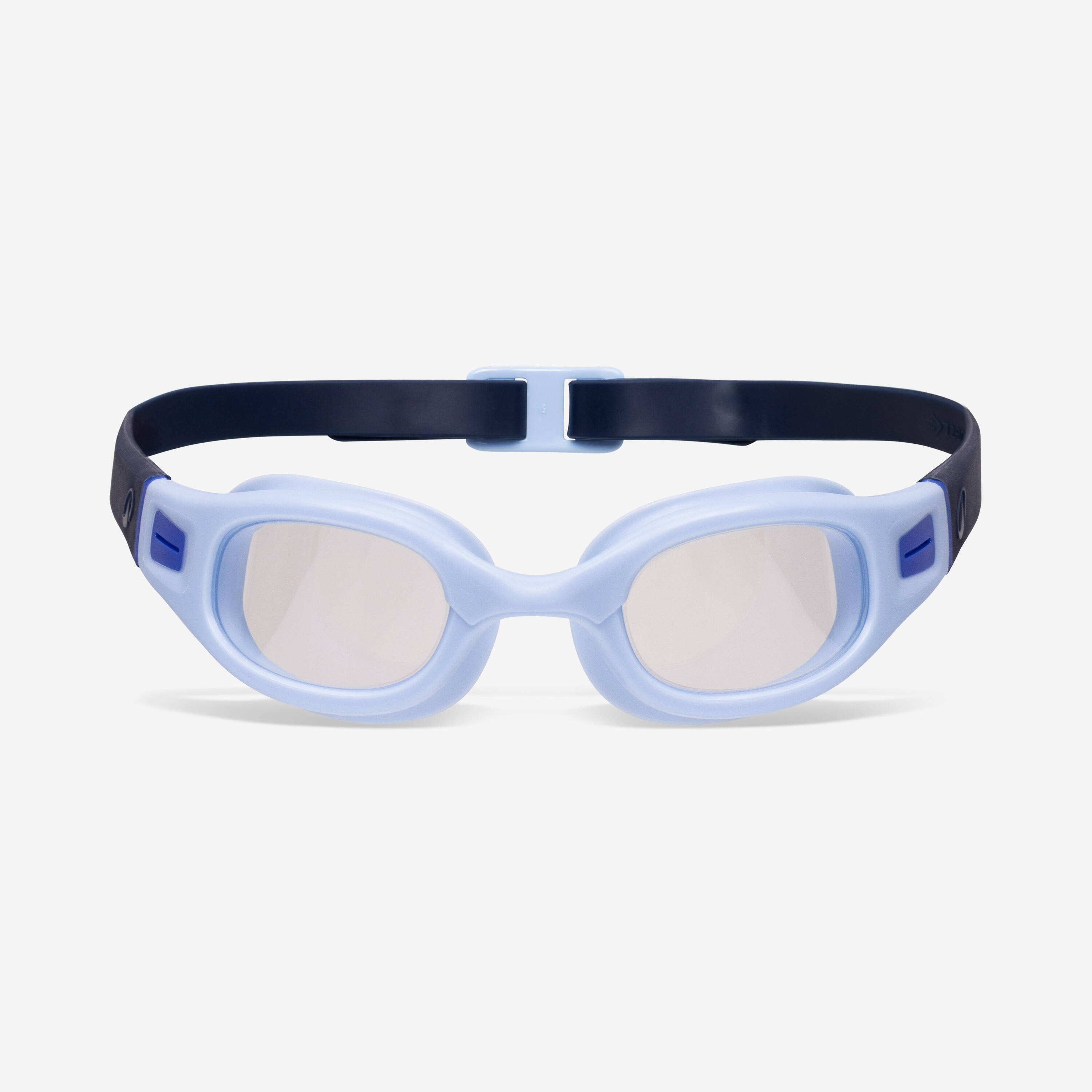 Swimming goggles soft - Clear lenses - Size small - Blue indigo -  5
