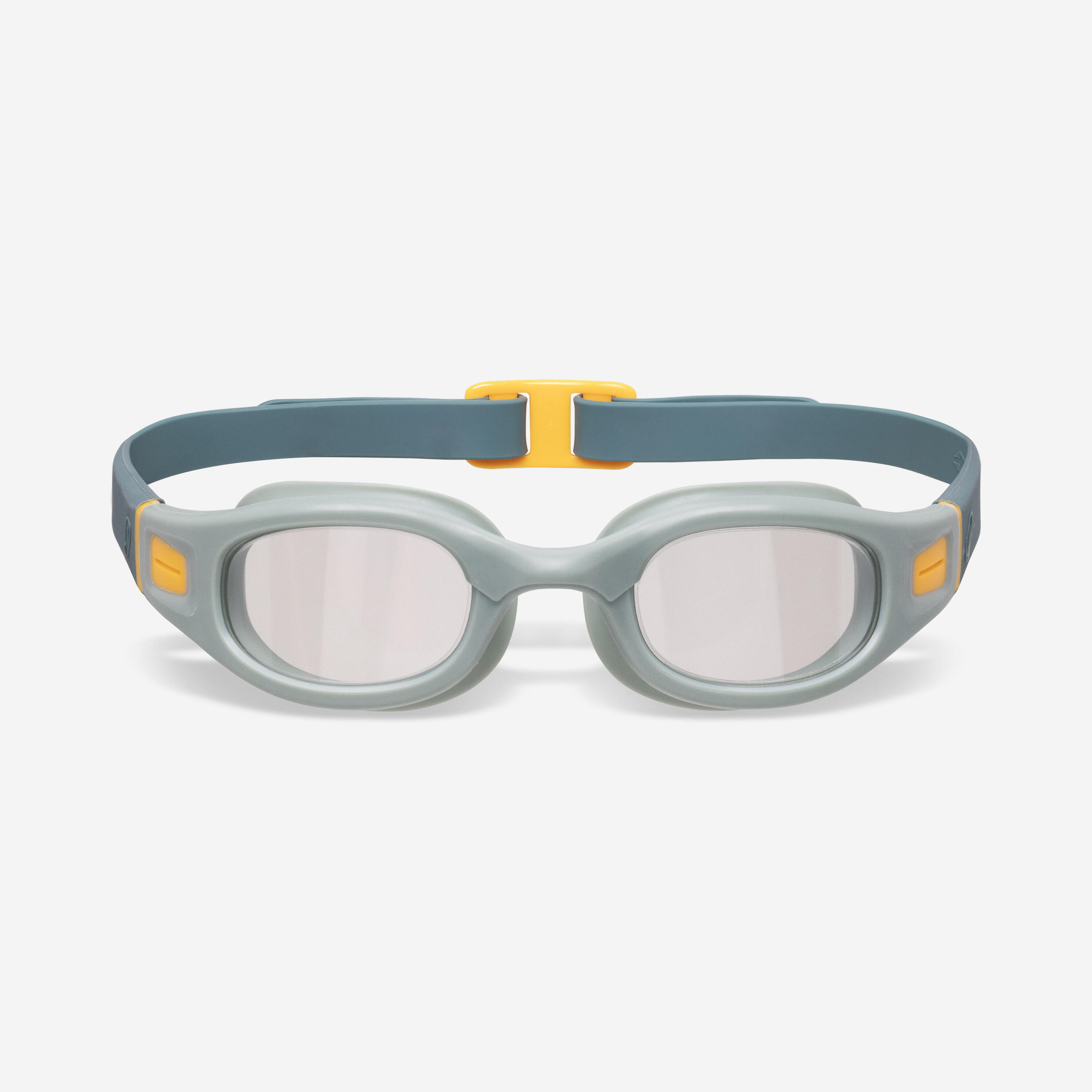 Óculos de natação soft - lentes sem coloração - tamanho pequeno - verde laranja 3/10