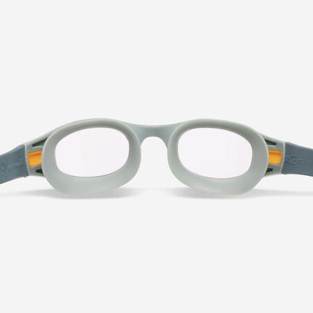 Окуляри для плавання Soft з прозорими лінзами зелені/помарачневі