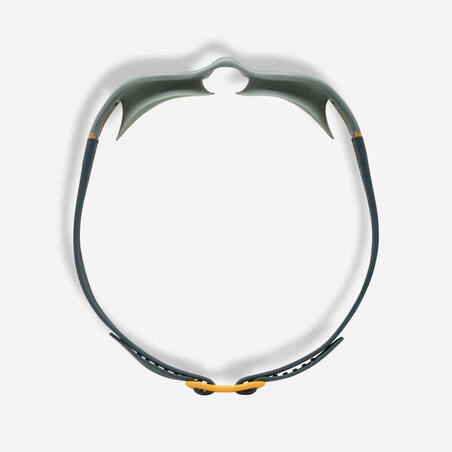 Окуляри для плавання Soft з прозорими лінзами зелені/помарачневі