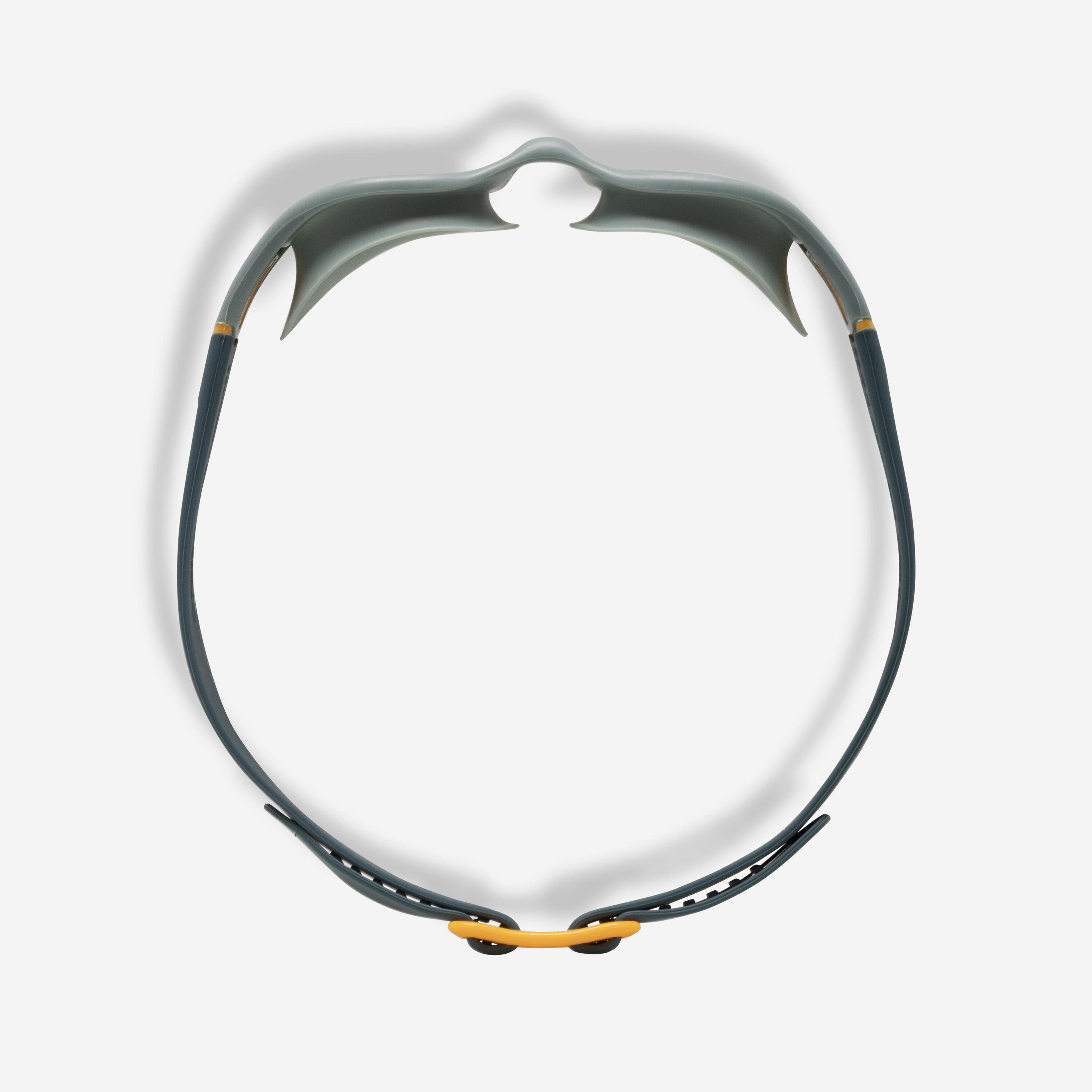 Óculos de natação soft - lentes sem coloração - tamanho pequeno - verde laranja 7/10