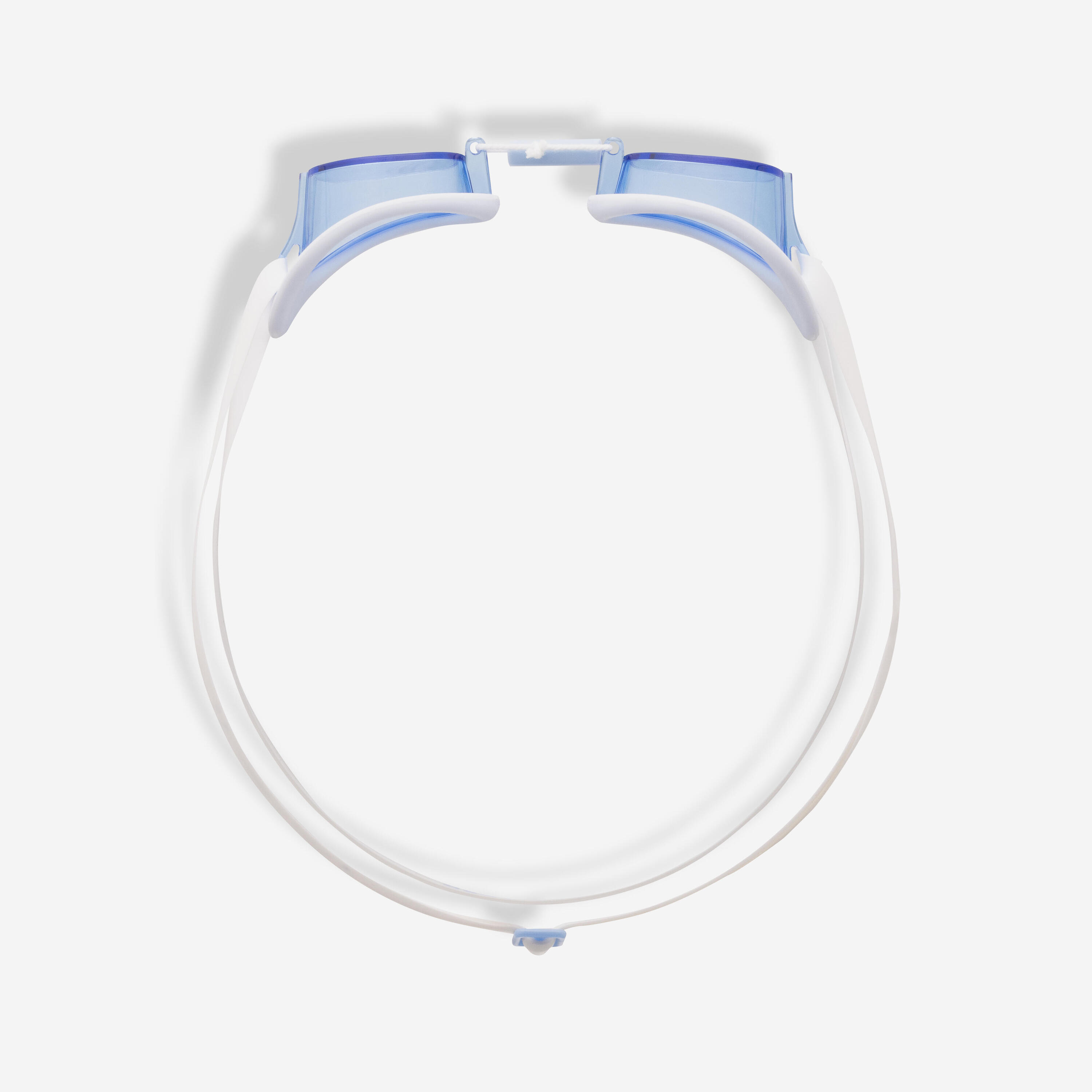 Lunettes de natation suédoises - verres teintés - taille unique - bleu blanc 6/9