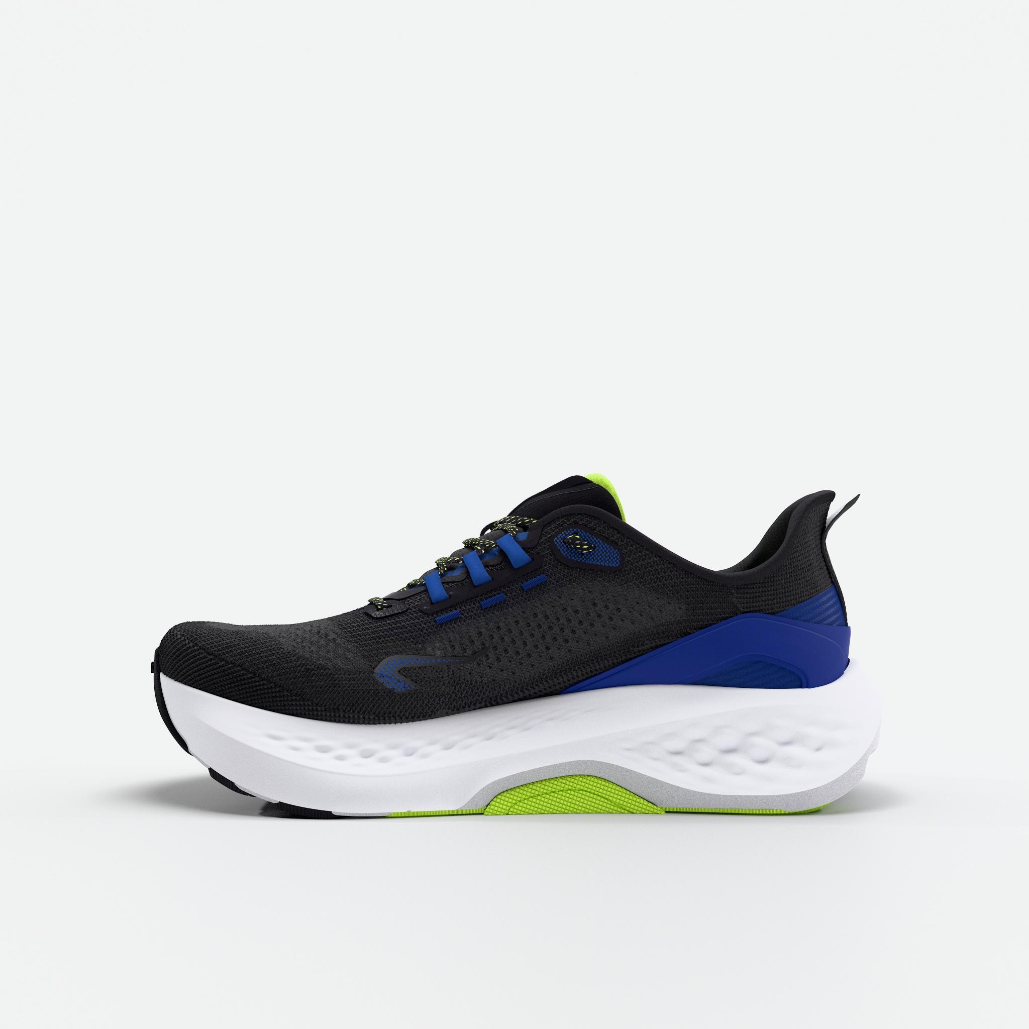 Scarpe running uomo KS 900 SUPPORT nero-blu-giallo 4/7