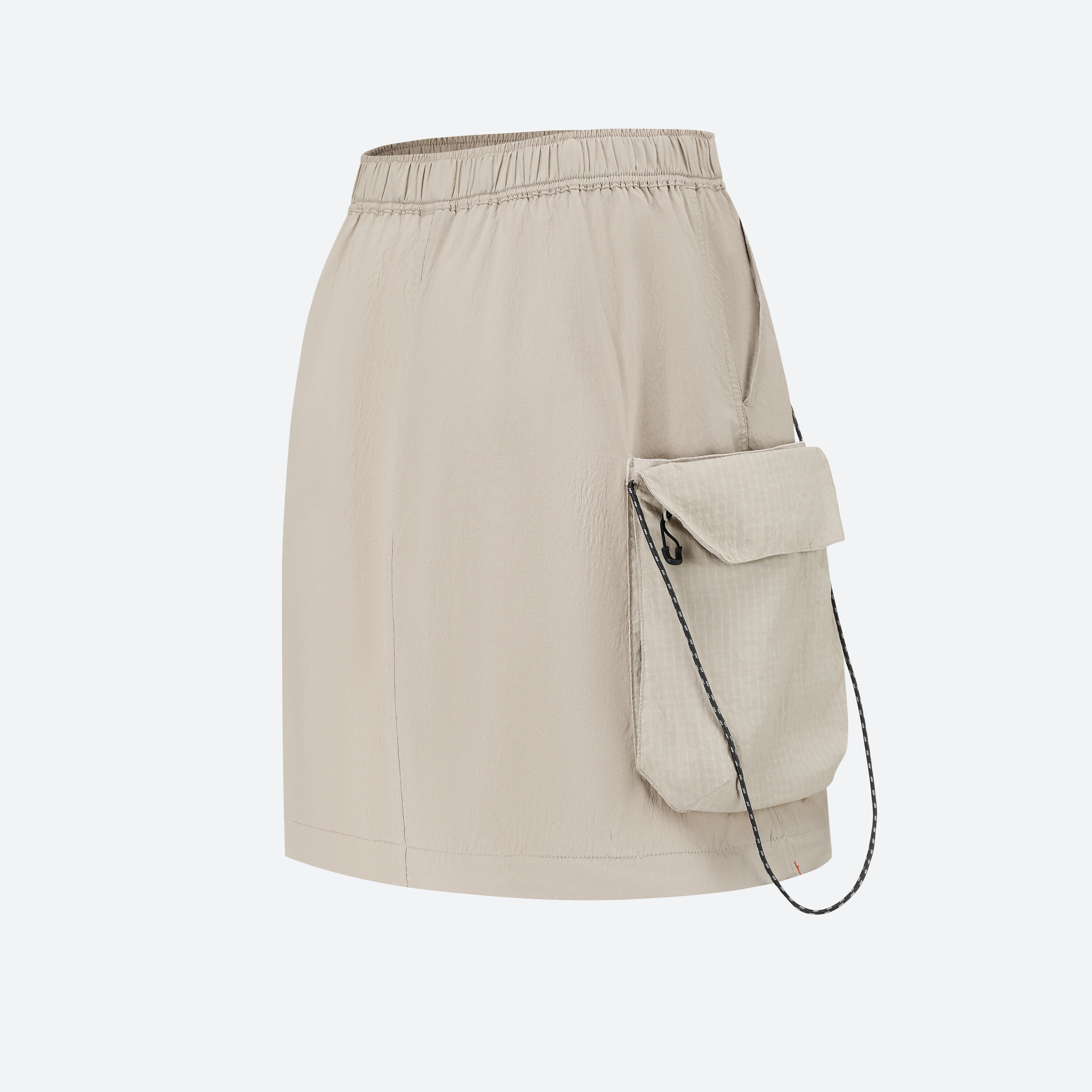 Women's Hiking Skirt Zip Off NH900 - Lunar Beige