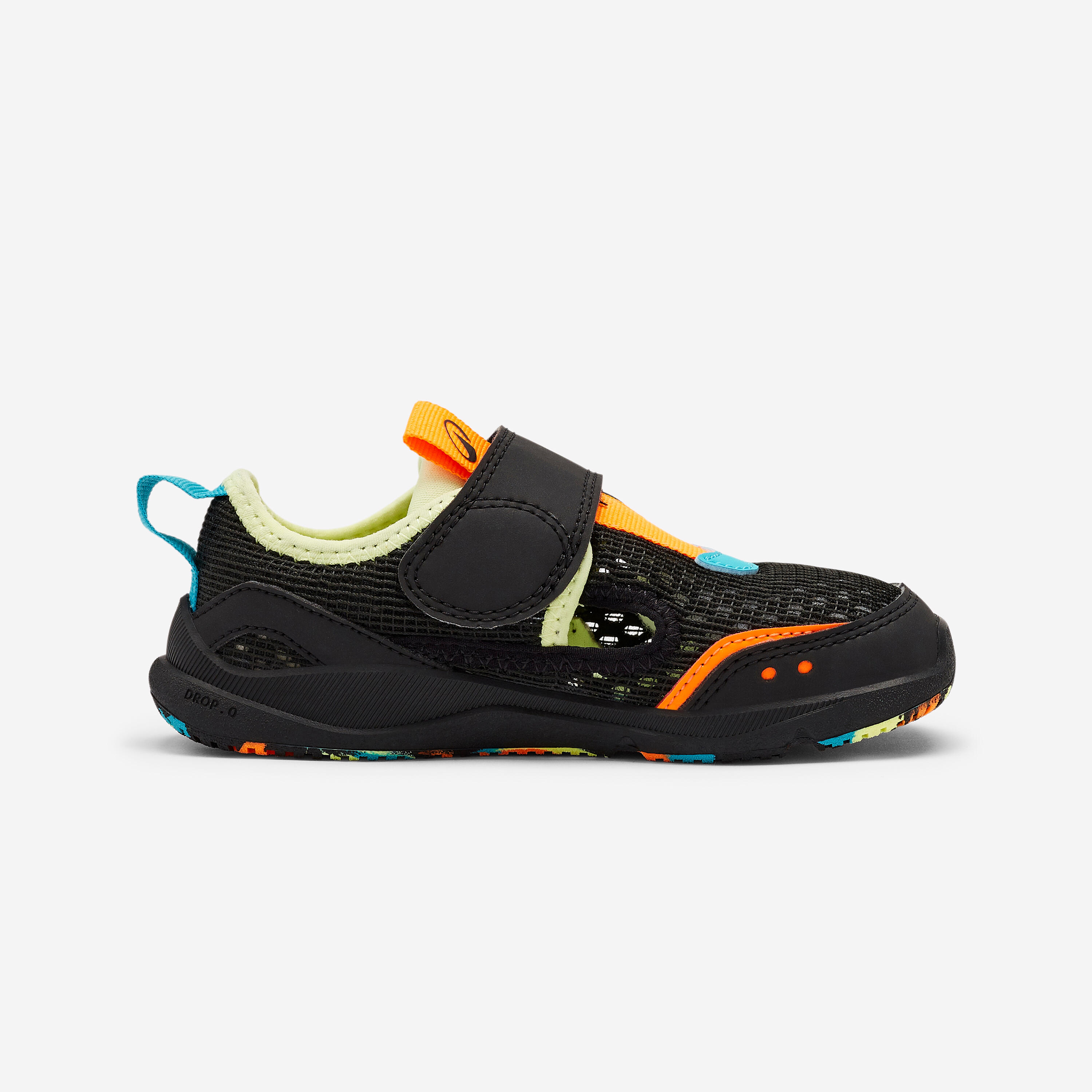 Chaussures enfant Barefoot, noir, bleu et orange 5/13