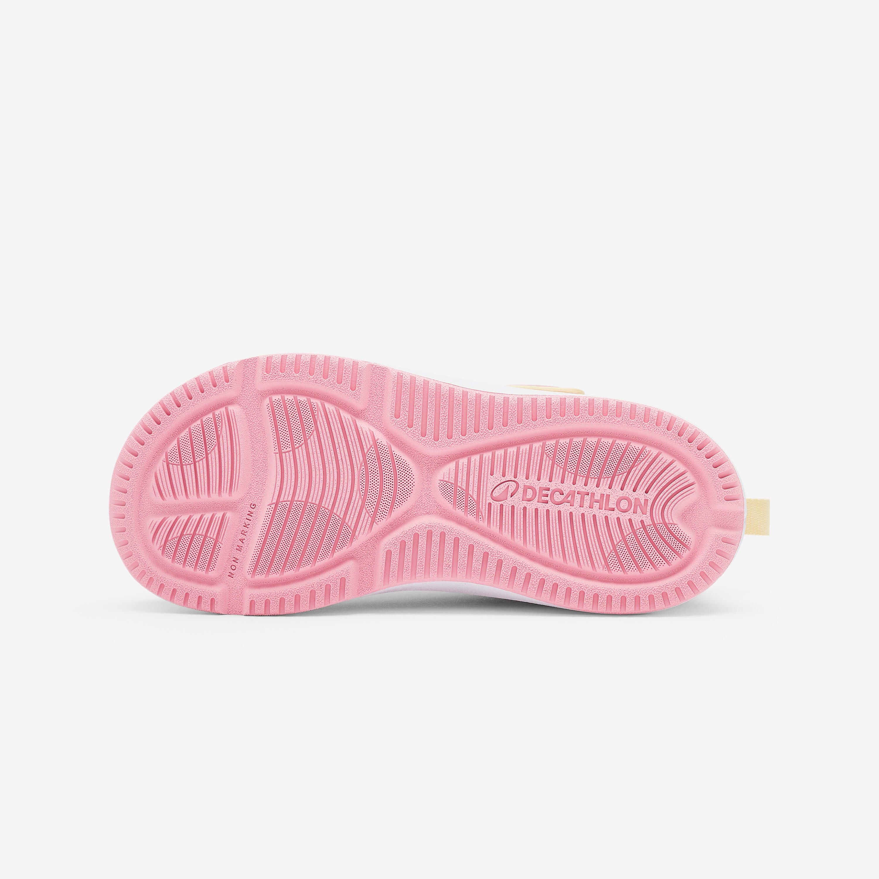 Scarpe da ginnastica bambino barefoot rosa-giallo 4/8