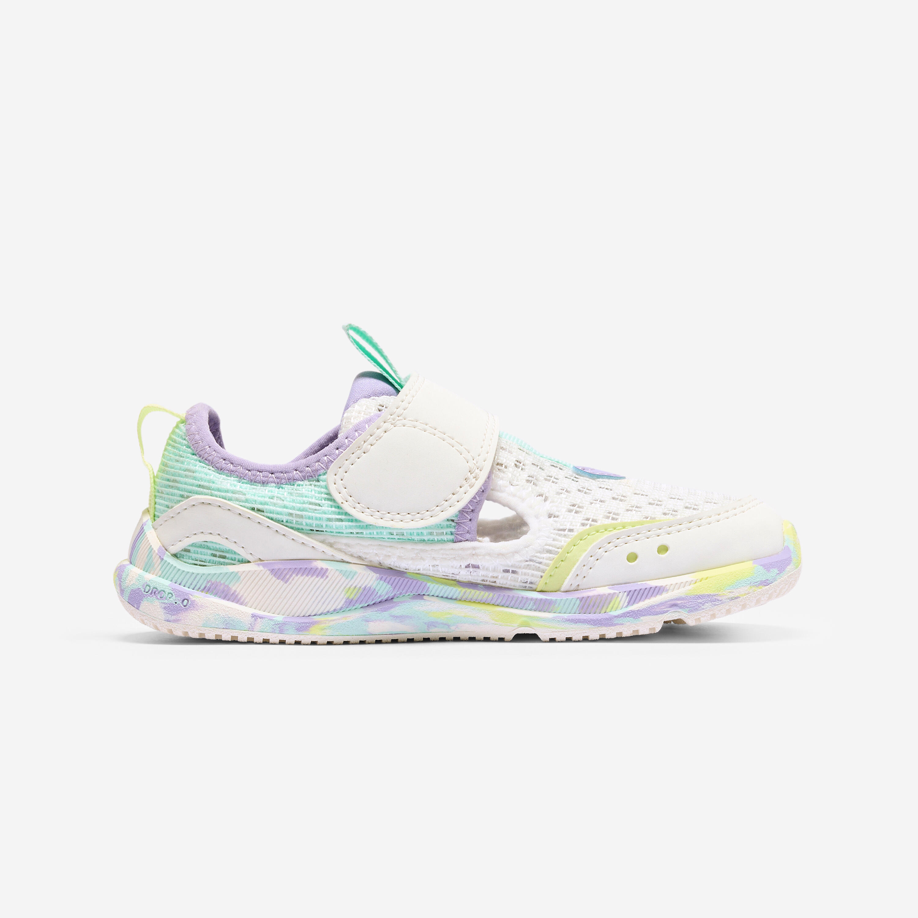 Chaussures enfant Barefoot, blanc, violet et vert 5/13