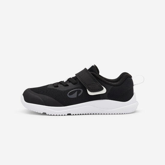Chaussure de sport barefoot enfant, noir et blanc