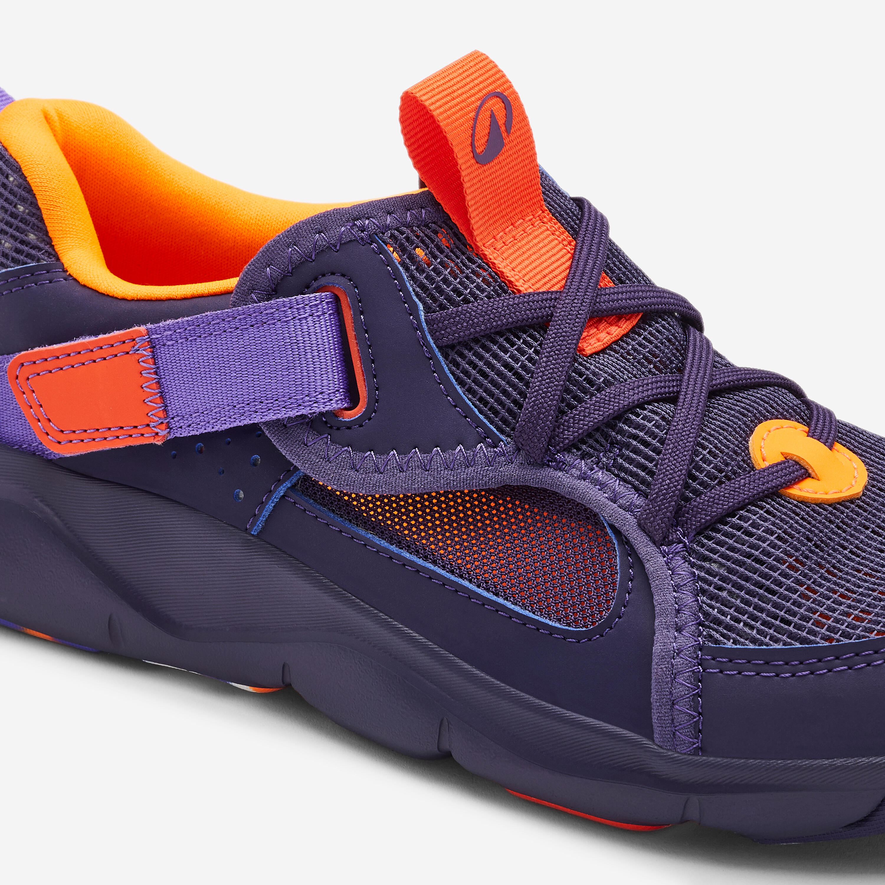 Scarpe da ginnastica bambino PLAYFUL SUMMER traspiranti verde-arancione