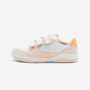 Zapatillas Múltiples Deportes Playventure Niños Rosa-Blanco-Naranja Velcro Piel