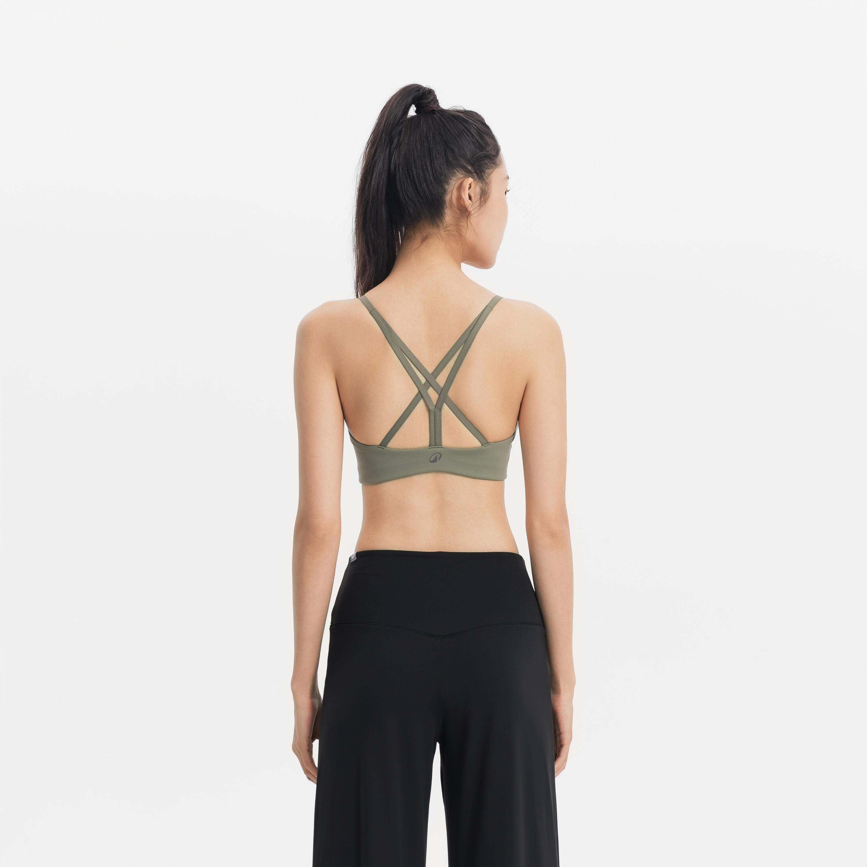 Soutien-gorge multi-bretelles maintien léger femme, brun 4/7